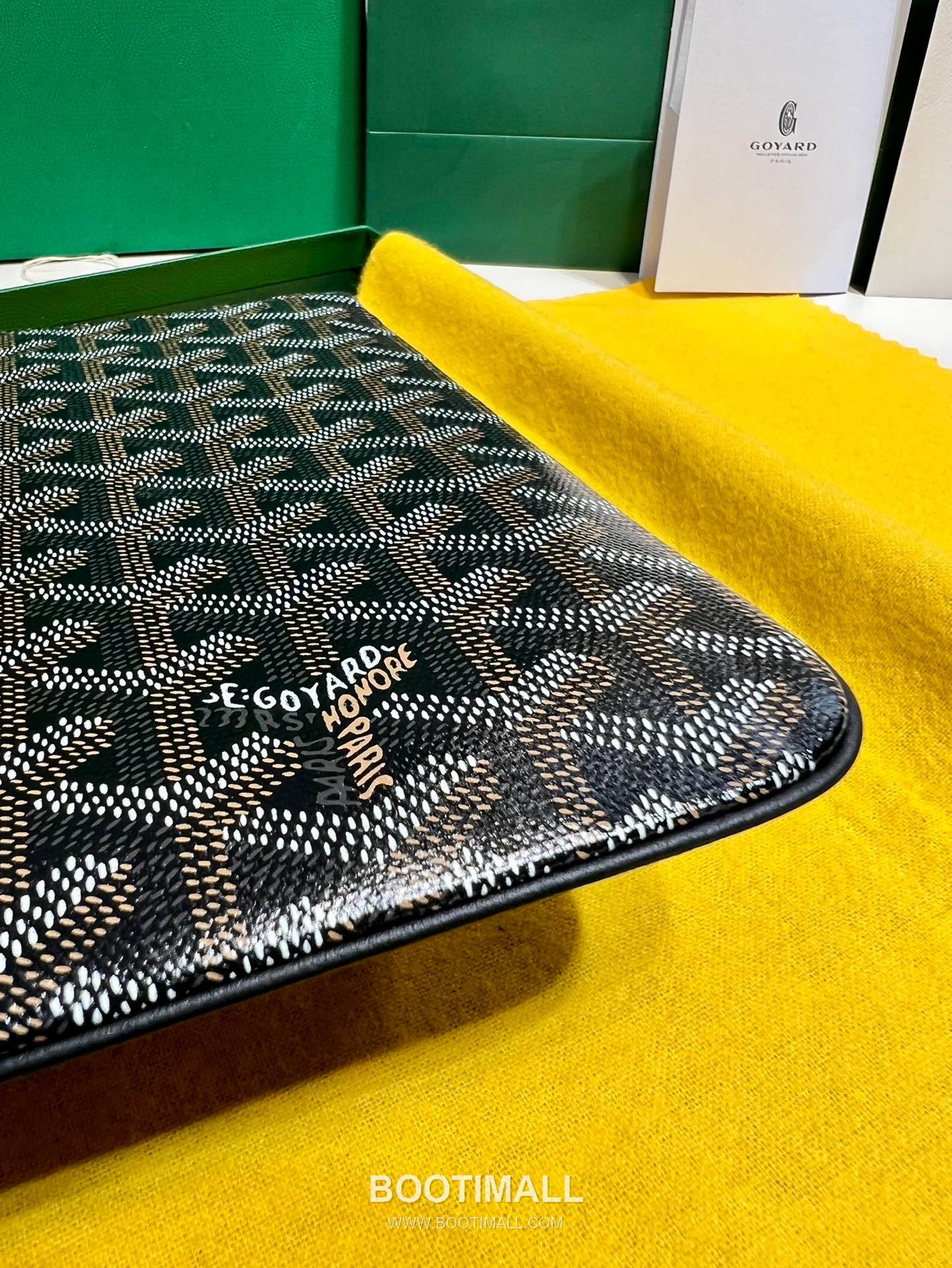 Goyard Goyardine Canvas Zip Clutch Pouch 8012 고야드 고야딘 캔버스 지퍼 클러치 파우치 30cm 6