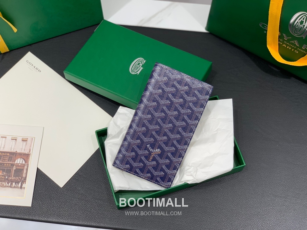 Goyard Saint Roch Goyardine Canvas Long Wallet 8512 고야드 생로슈 고야딘 캔버스 장지갑 19cm 1