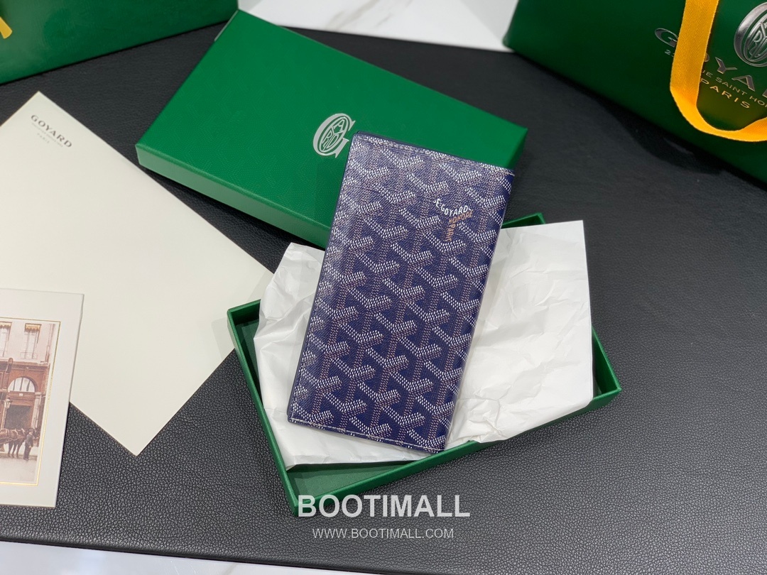 Goyard Saint Roch Goyardine Canvas Long Wallet 8512 고야드 생로슈 고야딘 캔버스 장지갑 19cm 3