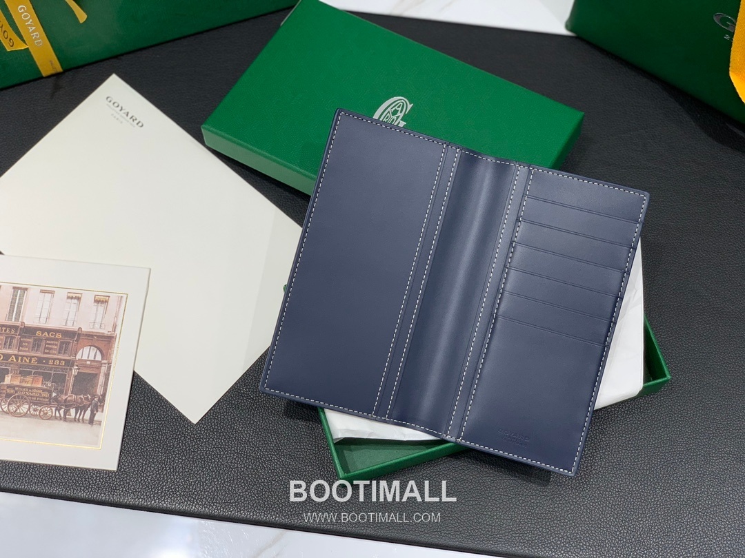 Goyard Saint Roch Goyardine Canvas Long Wallet 8512 고야드 생로슈 고야딘 캔버스 장지갑 19cm 5