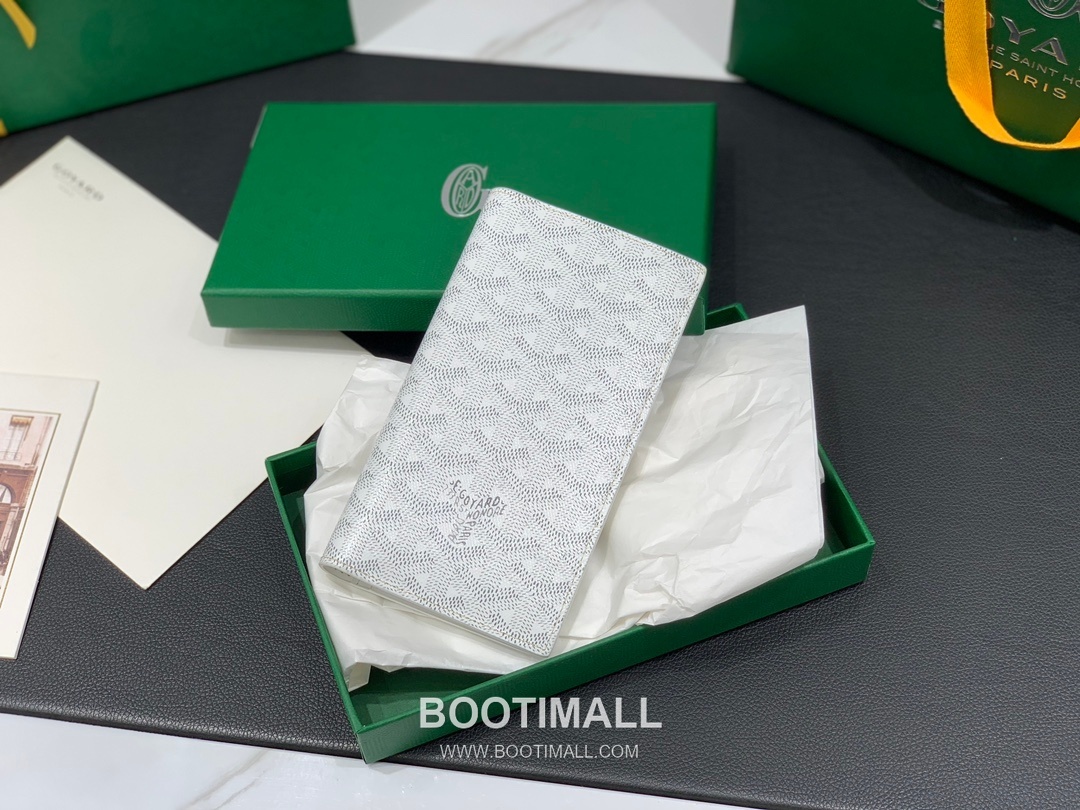 Goyard Saint Roch Goyardine Canvas Long Wallet 8512 고야드 생로슈 고야딘 캔버스 장지갑 19cm 1