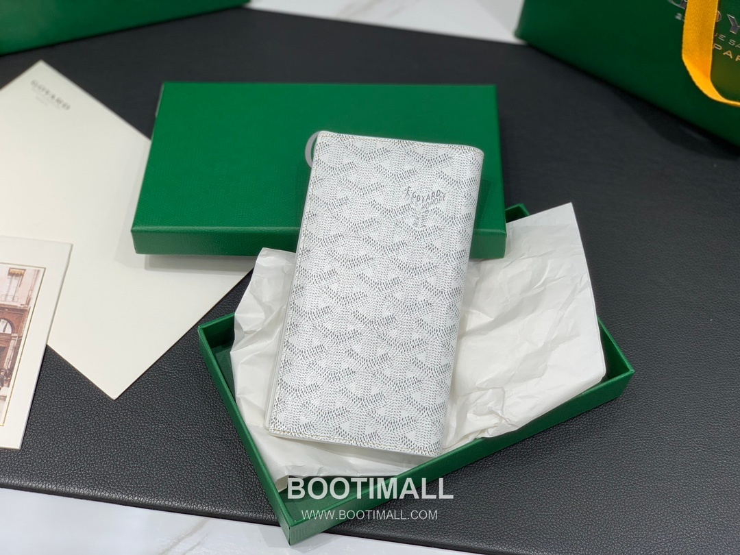 Goyard Saint Roch Goyardine Canvas Long Wallet 8512 고야드 생로슈 고야딘 캔버스 장지갑 19cm 3