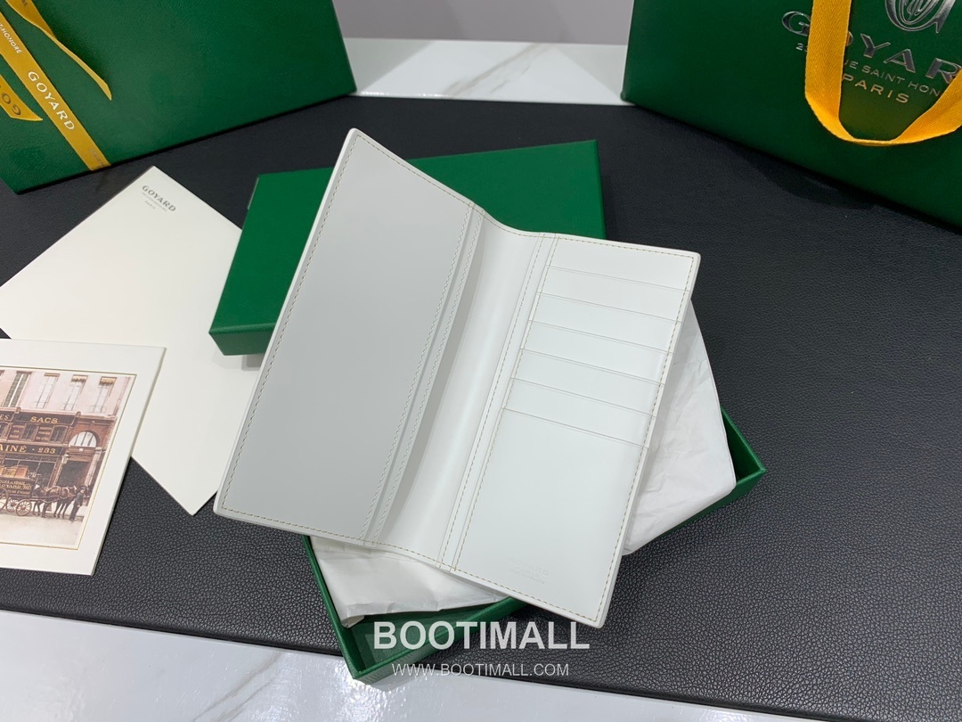 Goyard Saint Roch Goyardine Canvas Long Wallet 8512 고야드 생로슈 고야딘 캔버스 장지갑 19cm 5