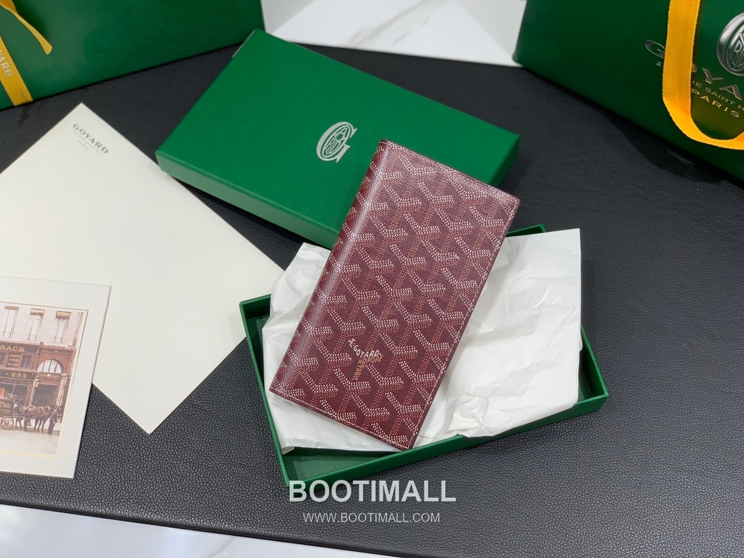 Goyard Saint Roch Goyardine Canvas Long Wallet 8512 고야드 생로슈 고야딘 캔버스 장지갑 19cm 1