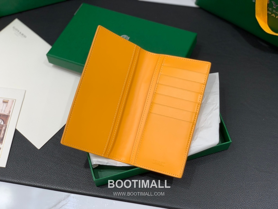 Goyard Saint Roch Goyardine Canvas Long Wallet 8512 고야드 생로슈 고야딘 캔버스 장지갑 19cm 5