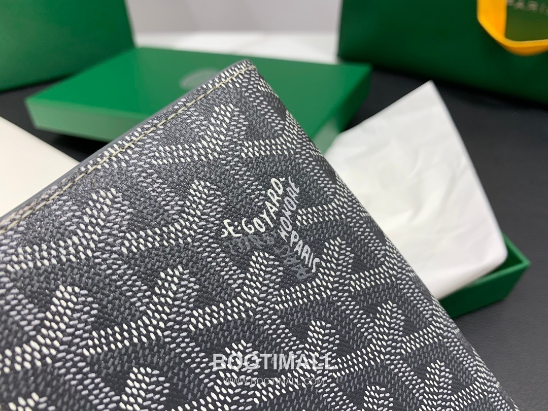 Goyard Saint Roch Goyardine Canvas Long Wallet 8512 고야드 생로슈 고야딘 캔버스 장지갑 19cm 2