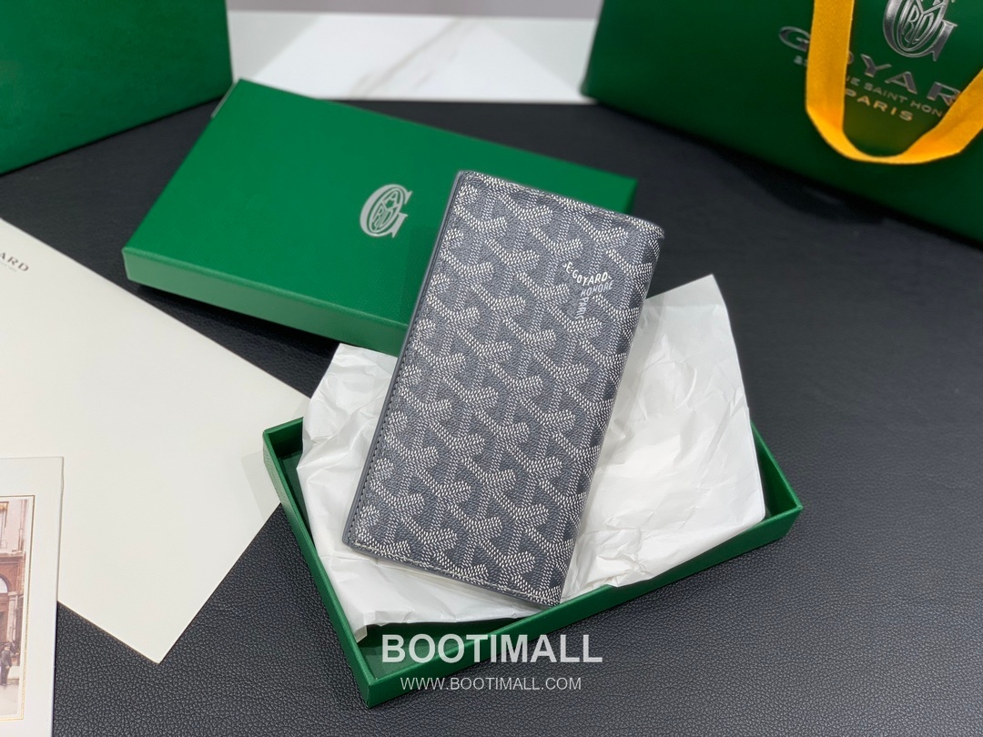 Goyard Saint Roch Goyardine Canvas Long Wallet 8512 고야드 생로슈 고야딘 캔버스 장지갑 19cm 3
