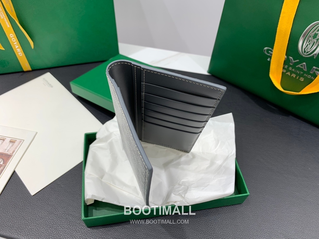 Goyard Saint Roch Goyardine Canvas Long Wallet 8512 고야드 생로슈 고야딘 캔버스 장지갑 19cm 4