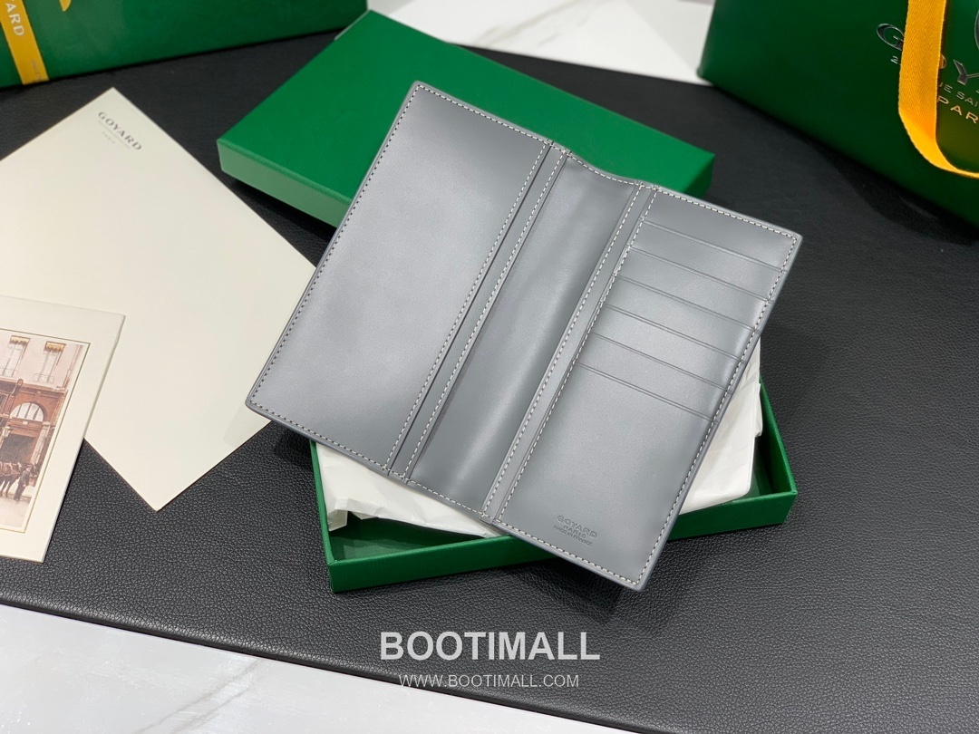 Goyard Saint Roch Goyardine Canvas Long Wallet 8512 고야드 생로슈 고야딘 캔버스 장지갑 19cm 5