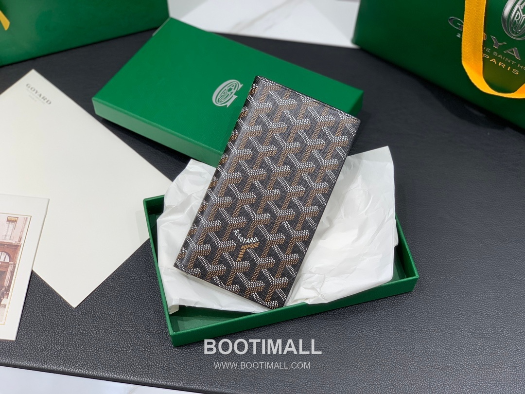 Goyard Saint Roch Goyardine Canvas Long Wallet 8512 고야드 생로슈 고야딘 캔버스 장지갑 19cm 1