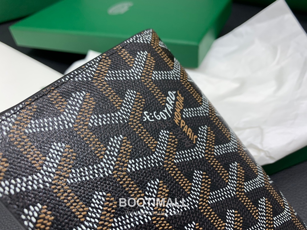 Goyard Saint Roch Goyardine Canvas Long Wallet 8512 고야드 생로슈 고야딘 캔버스 장지갑 19cm 2