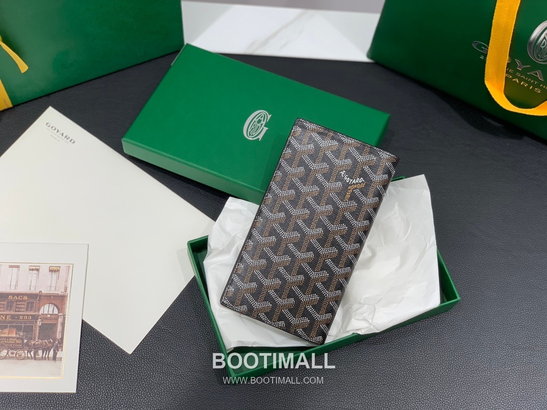 Goyard Saint Roch Goyardine Canvas Long Wallet 8512 고야드 생로슈 고야딘 캔버스 장지갑 19cm 3