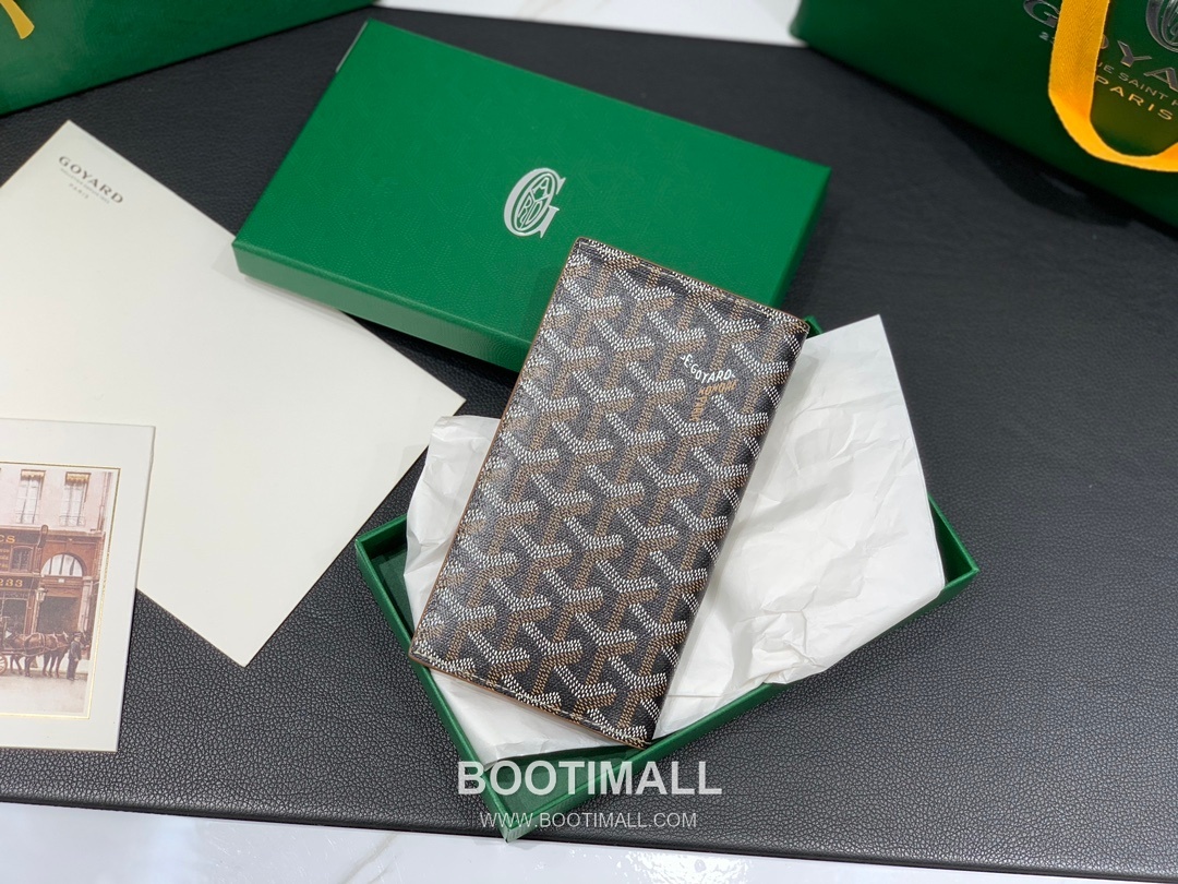 Goyard Saint Roch Goyardine Canvas Long Wallet 8512 고야드 생로슈 고야딘 캔버스 장지갑 19cm 3