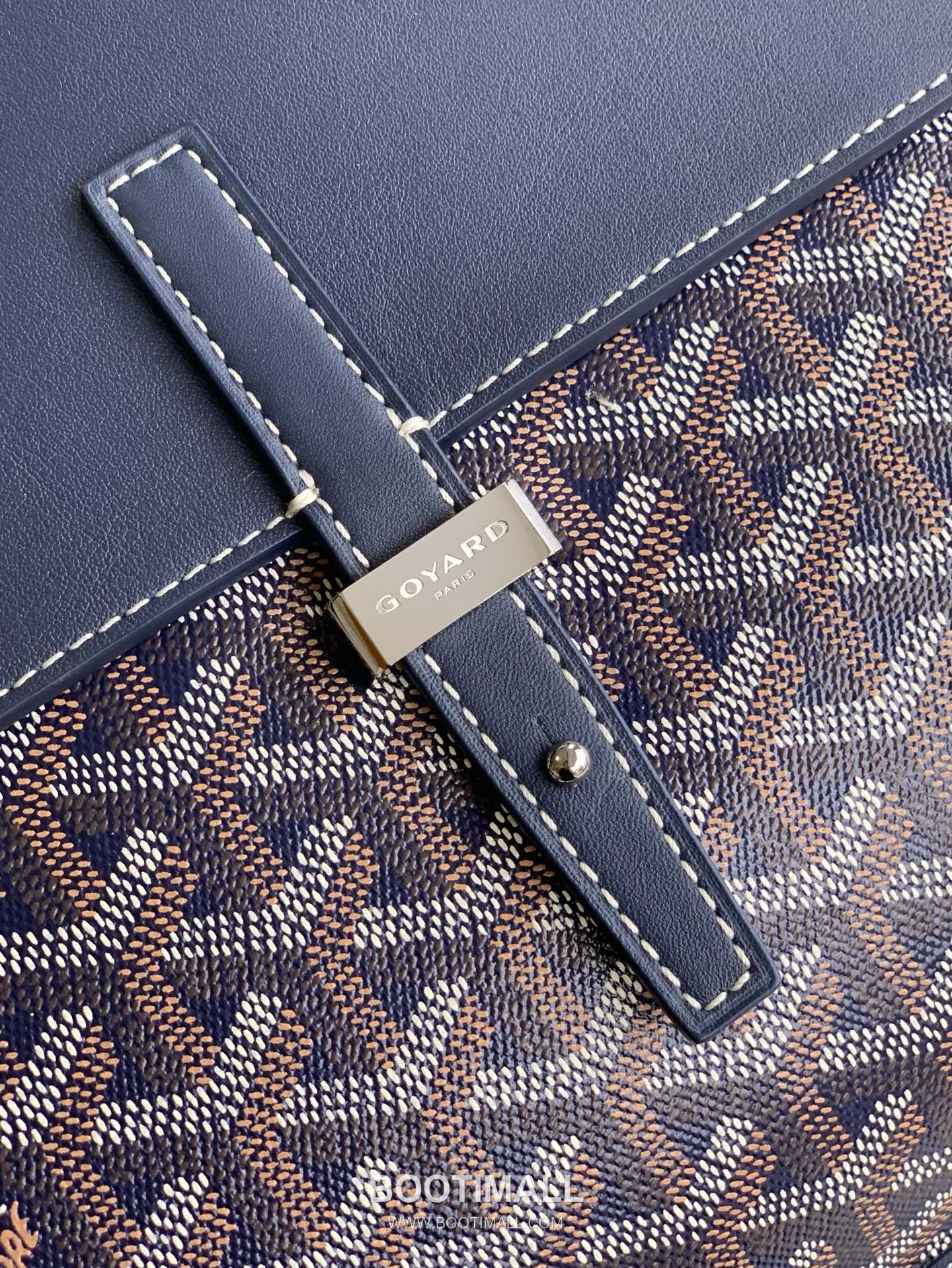 Goyard Coursier Goyardine Canvas Messenger Bag 8069 고야드 쿠르시에 고야딘 캔버스 메신저 크로스백 32cm 6