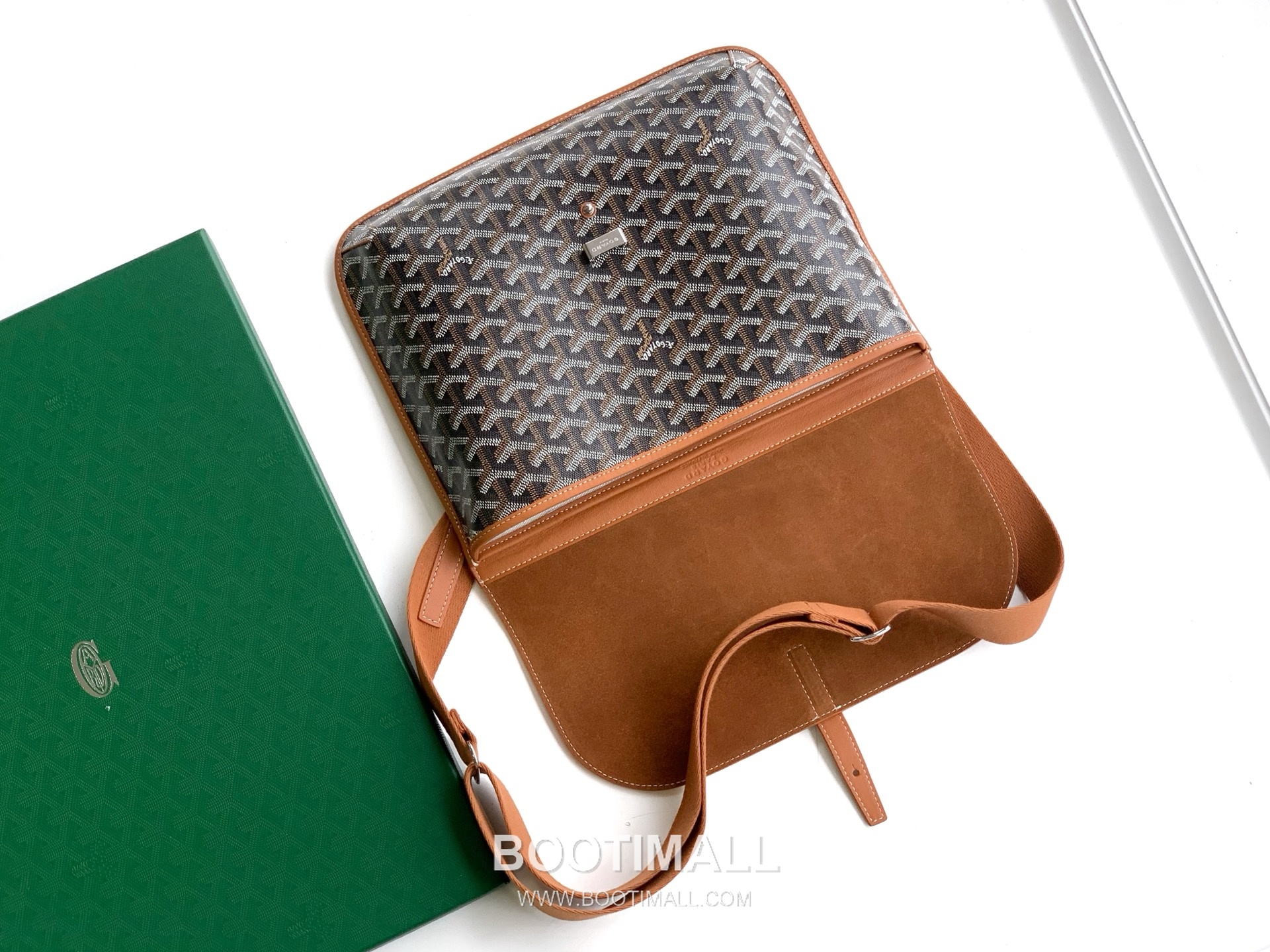 Goyard Coursier Goyardine Canvas Messenger Bag 8069 고야드 쿠르시에 고야딘 캔버스 메신저 크로스백 32cm 5