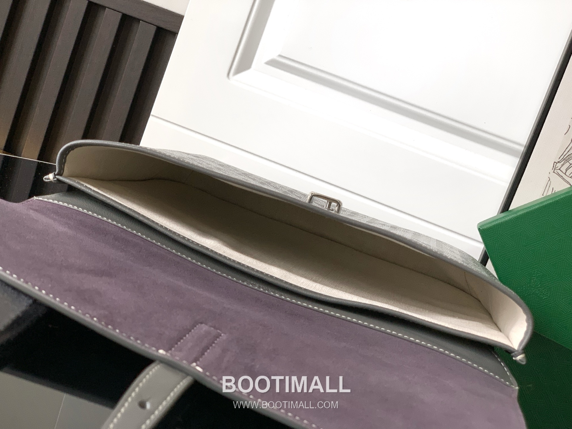 Goyard Coursier Goyardine Canvas Messenger Bag 8069 고야드 쿠르시에 고야딘 캔버스 메신저 크로스백 32cm 8