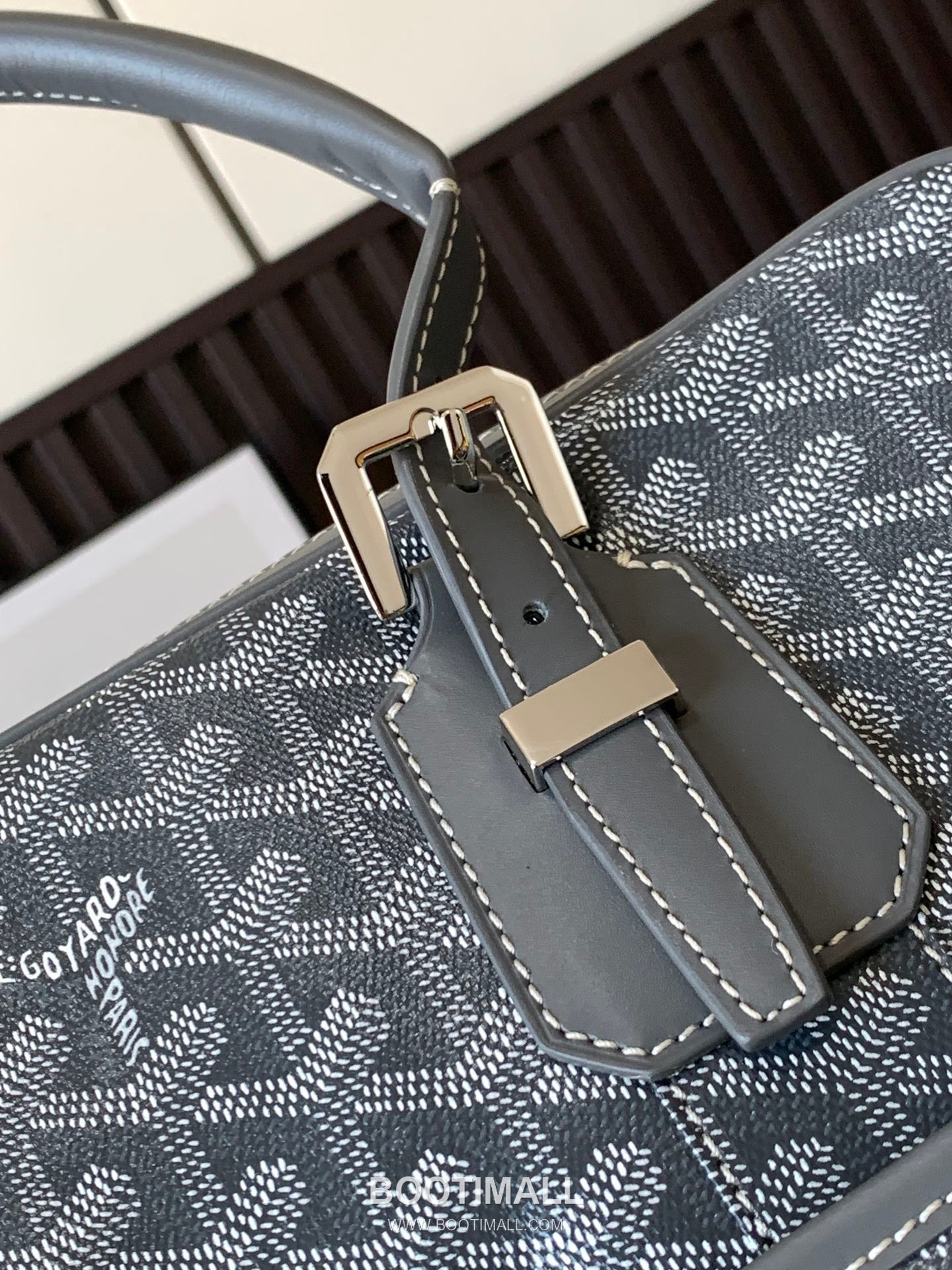 Goyard Ambassade Goyardine Canvas Briefcase 8070 고야드 앙바사드 고야딘 캔버스 브리프케이스 35cm 7