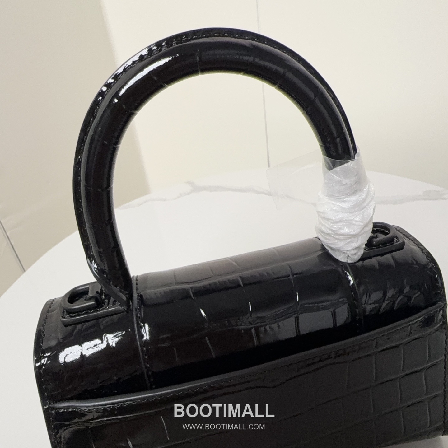 Balenciaga Hourglass Crocodile Embossed Calfskin XS Top Handle Bag B0070 발렌시아가 아워글래스 크로커다일 엠보스드 카프스킨 XS 탑핸들 숄더백 21cm 7