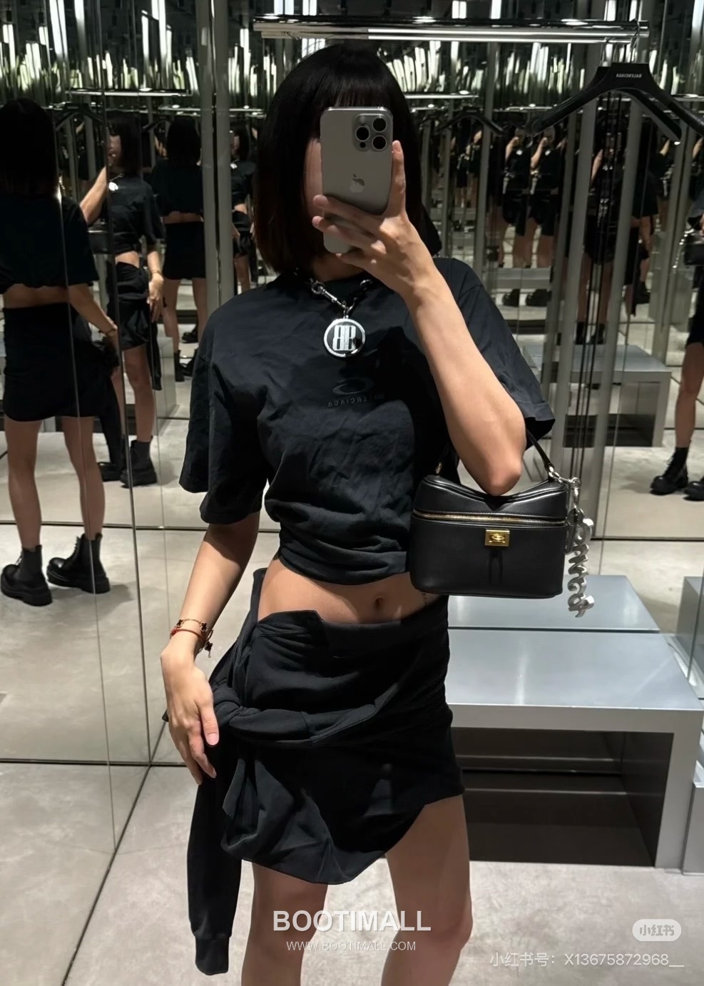 Balenciaga Rodeo Leather Vanity Shoulder Bag B0075 발렌시아가 로데오 레더 베니티 숄더백 18cm 4