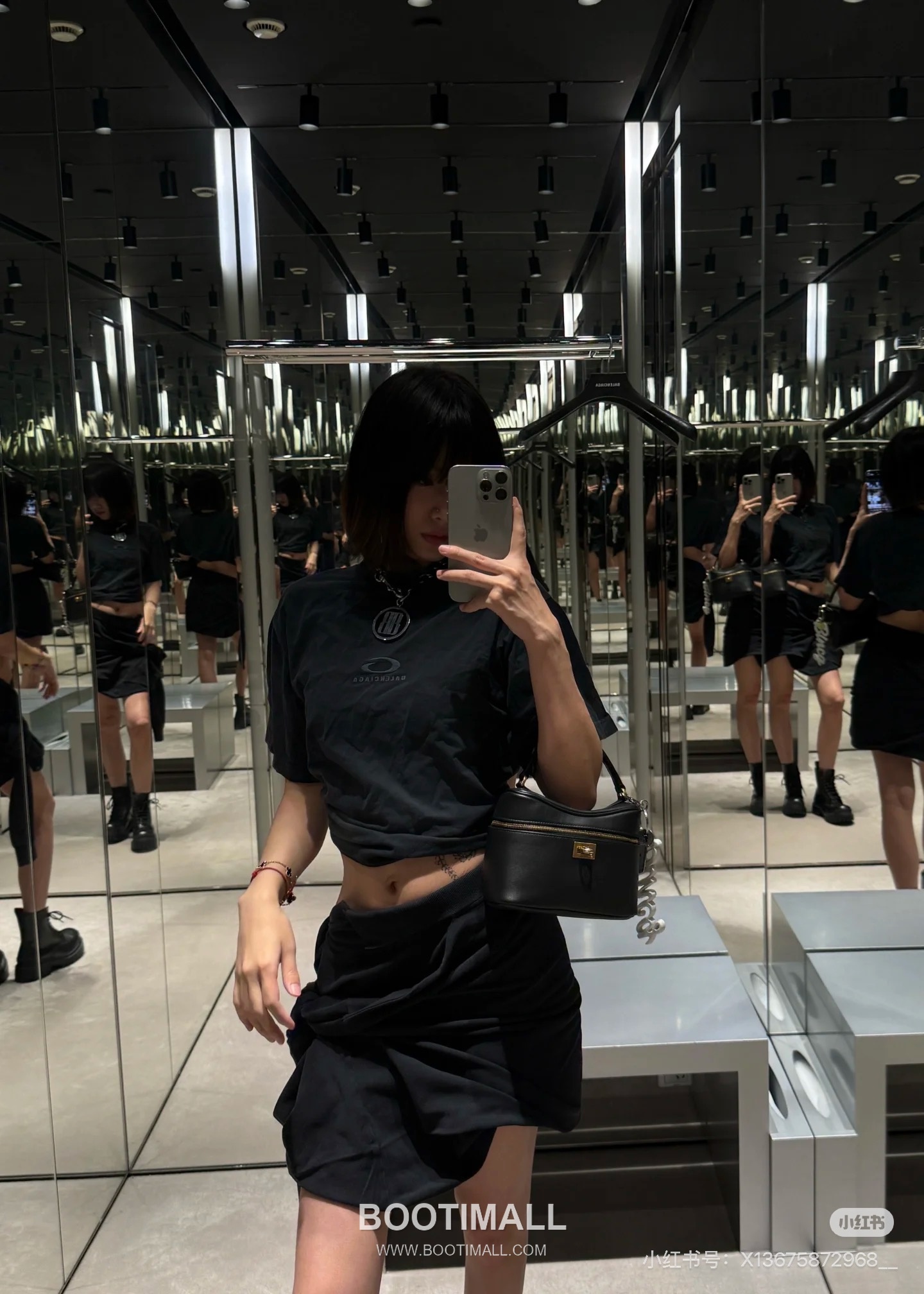 Balenciaga Rodeo Leather Vanity Shoulder Bag B0075 발렌시아가 로데오 레더 베니티 숄더백 18cm 7