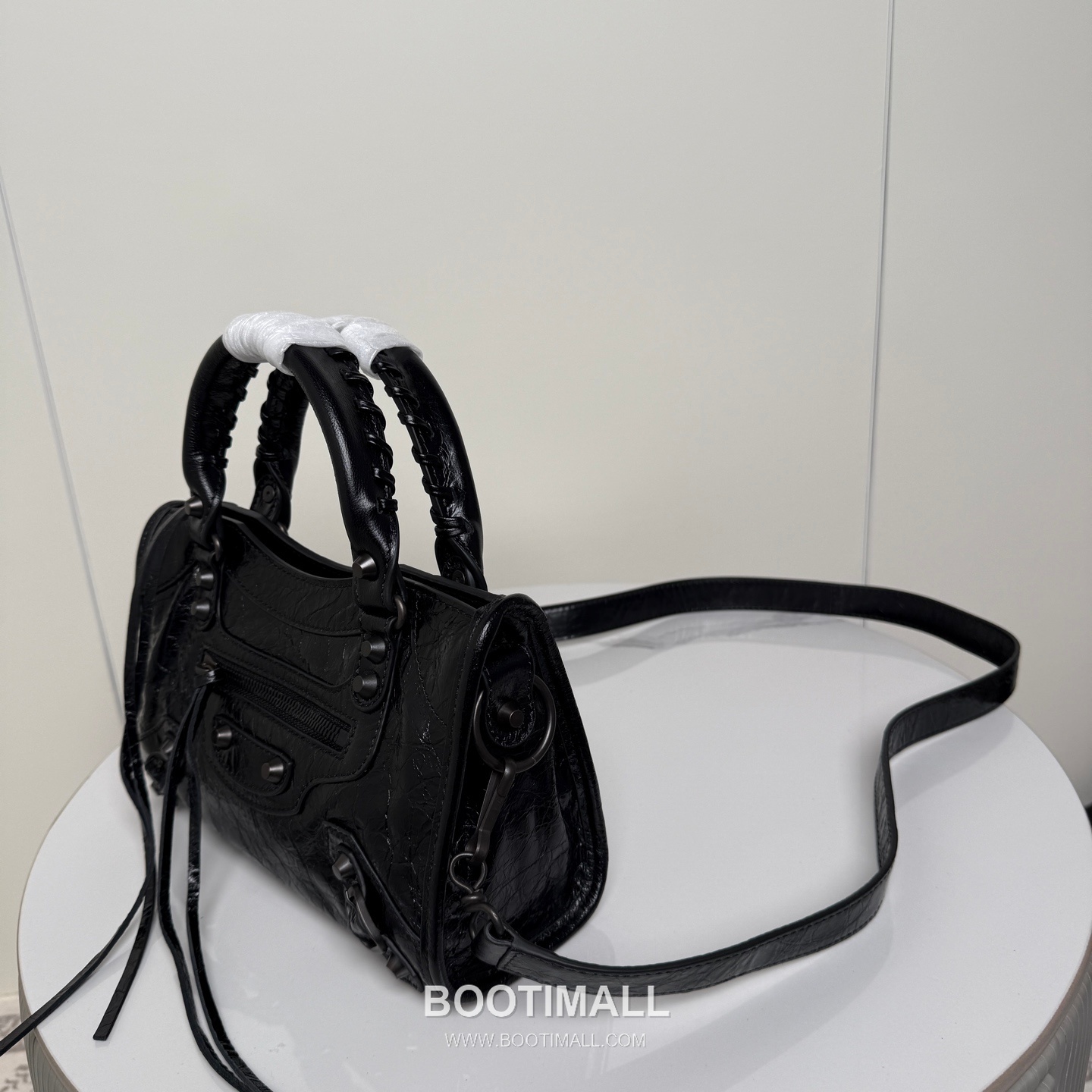 Balenciaga Le City Cracked Lambskin Small Motorcycle Bag B0078 발렌시아가 르 시티 크랙 램스킨 스몰 모터사이클 숄더백 24cm 6