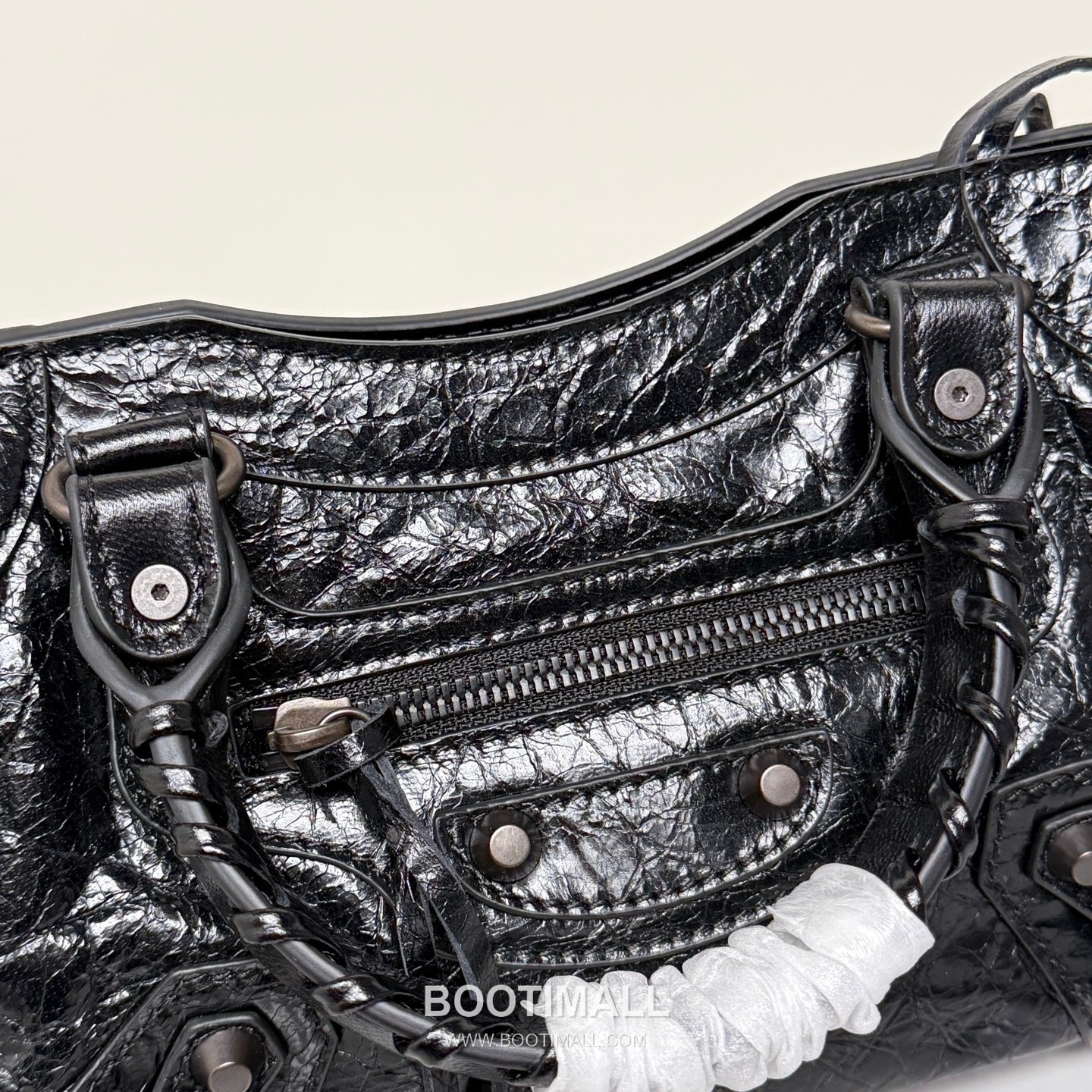 Balenciaga Le City Cracked Lambskin Small Motorcycle Bag B0078 발렌시아가 르 시티 크랙 램스킨 스몰 모터사이클 숄더백 24cm 7