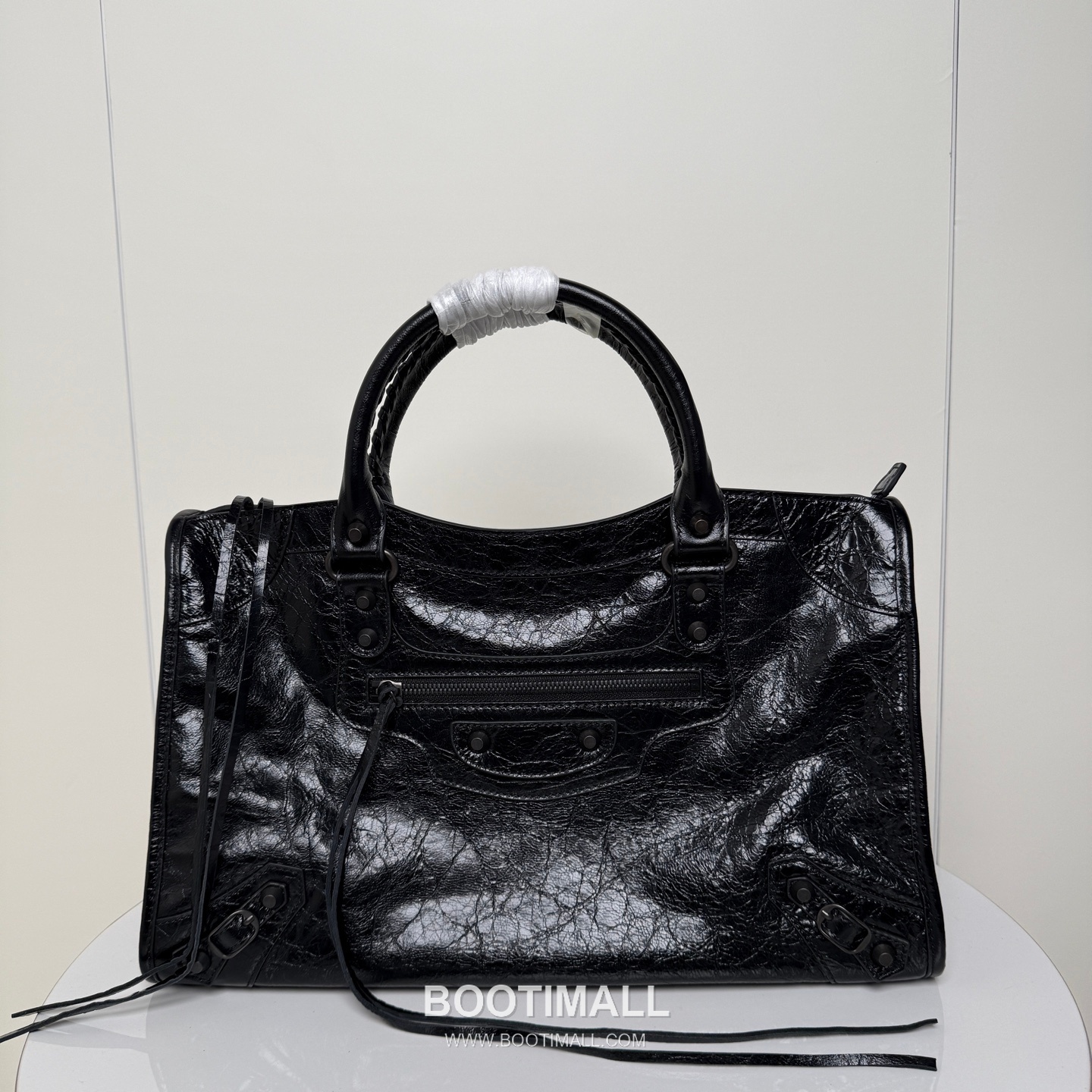 Balenciaga Le City Cracked Lambskin Large Motorcycle Bag B0098 발렌시아가 르 시티 크랙 램스킨 라지 모터사이클 숄더백 38cm 1