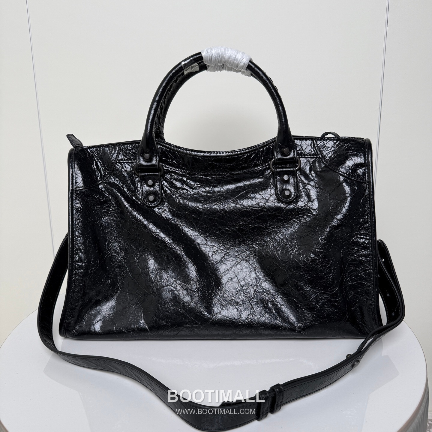 Balenciaga Le City Cracked Lambskin Large Motorcycle Bag B0098 발렌시아가 르 시티 크랙 램스킨 라지 모터사이클 숄더백 38cm 3
