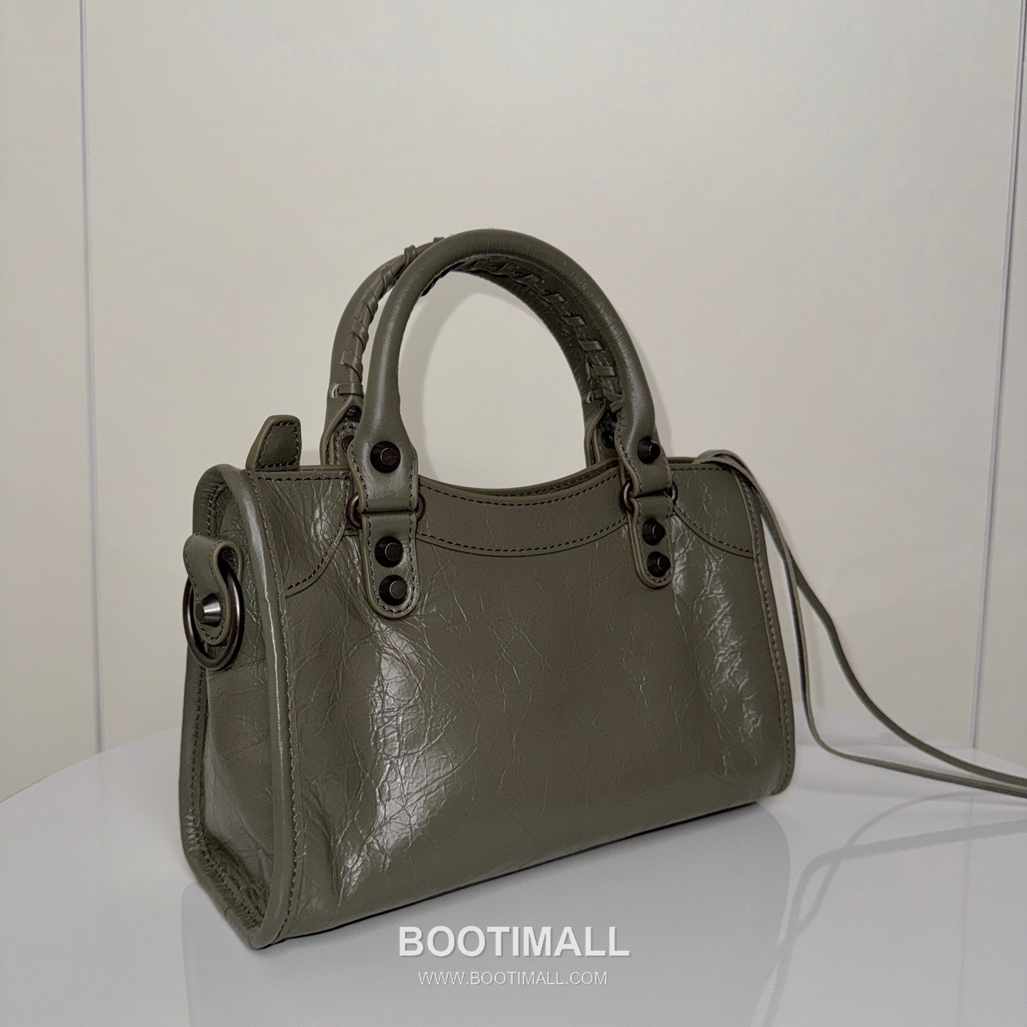 Balenciaga Le City Cracked Lambskin Small Motorcycle Bag B0078 발렌시아가 르 시티 크랙 램스킨 스몰 모터사이클 숄더백 24cm 3