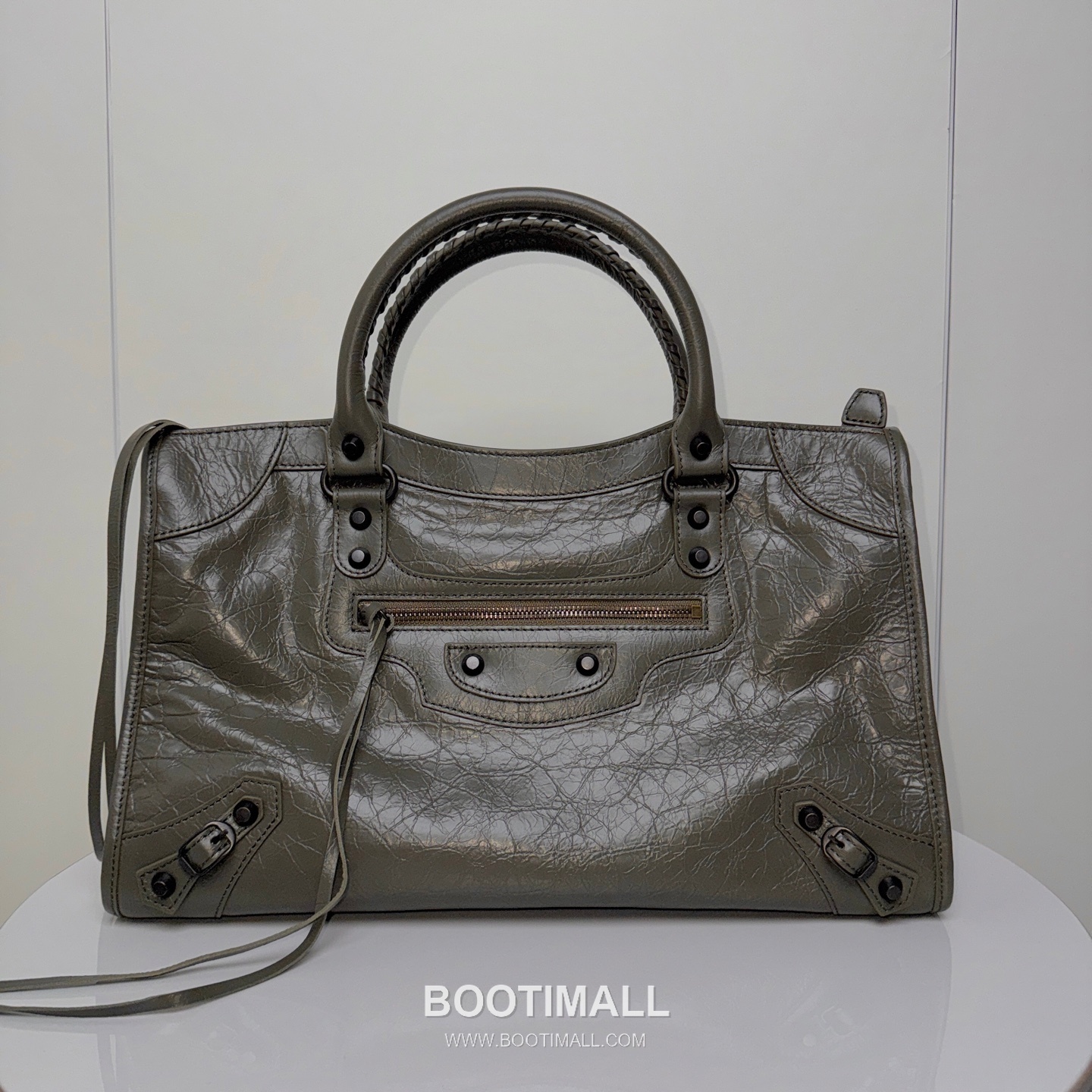 Balenciaga Le City Cracked Lambskin Large Motorcycle Bag B0098 발렌시아가 르 시티 크랙 램스킨 라지 모터사이클 숄더백 38cm 1