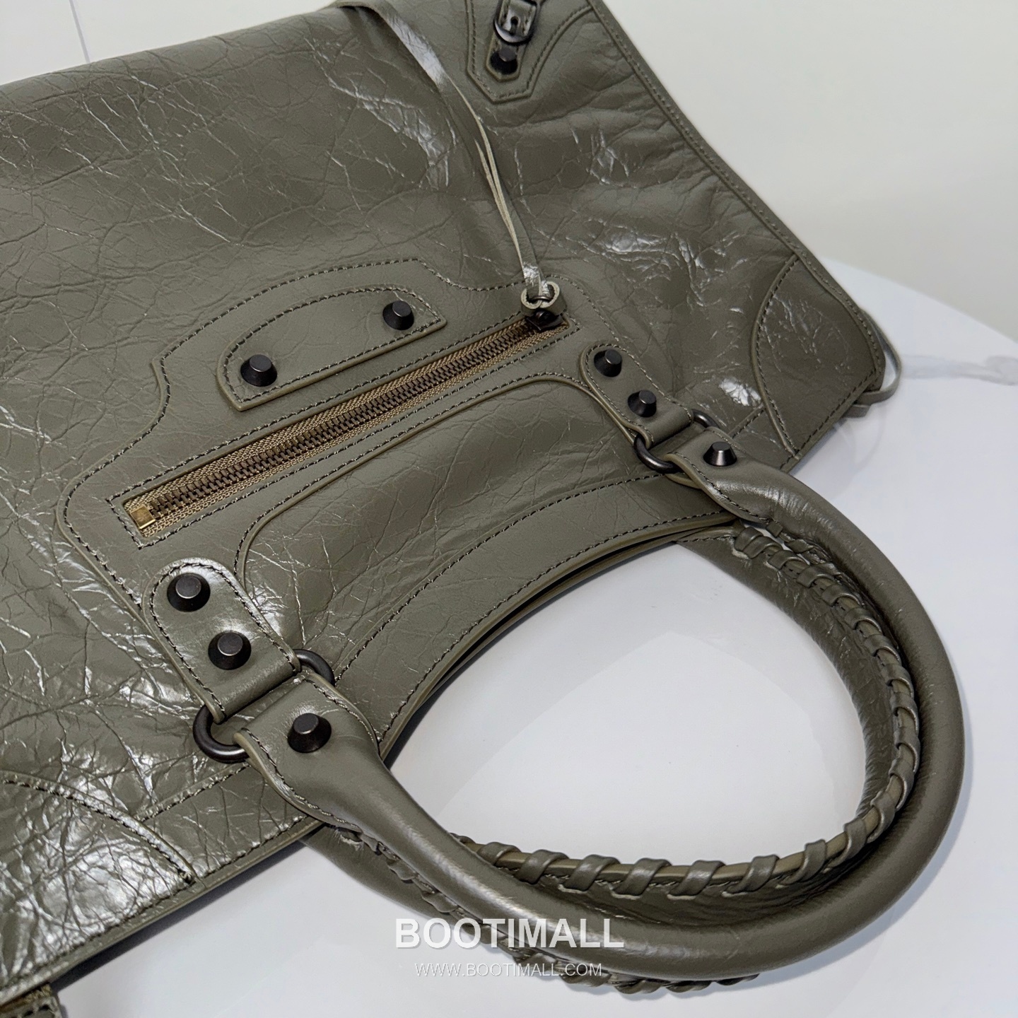 Balenciaga Le City Cracked Lambskin Large Motorcycle Bag B0098 발렌시아가 르 시티 크랙 램스킨 라지 모터사이클 숄더백 38cm 5
