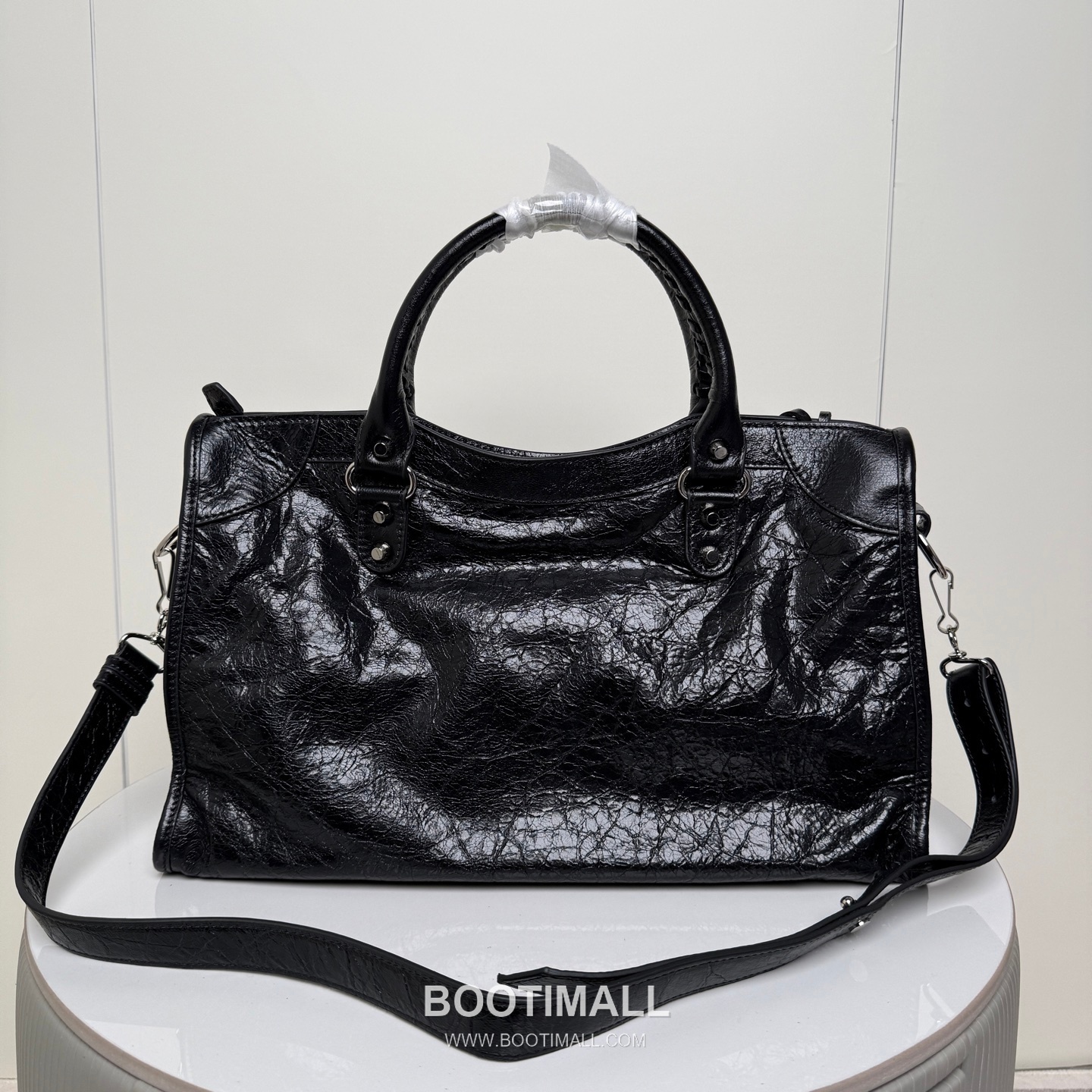 Balenciaga Le City Cracked Lambskin Large Motorcycle Bag B0098 발렌시아가 르 시티 크랙 램스킨 라지 모터사이클 숄더백 38cm 4
