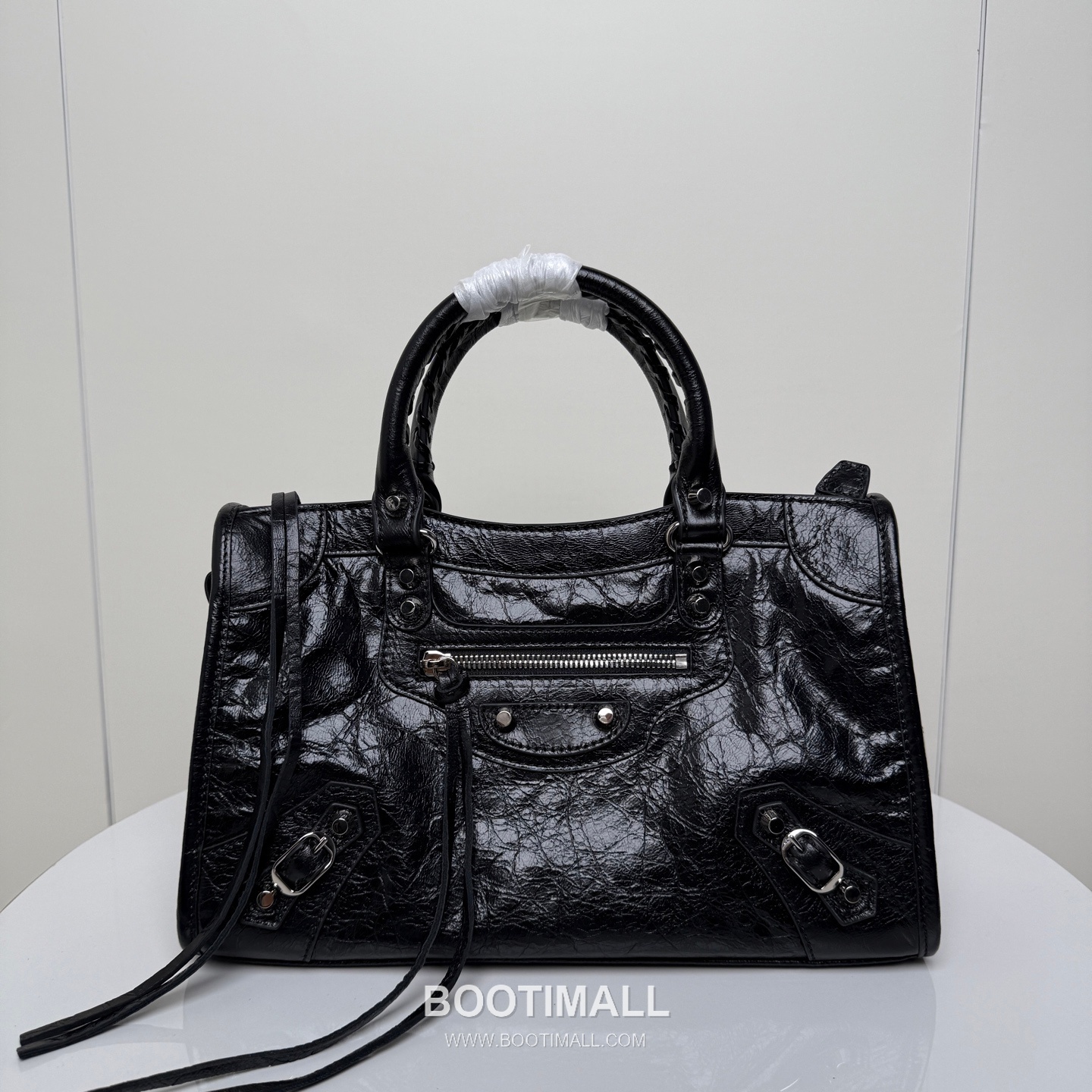 Balenciaga Le City Cracked Lambskin Medium Motorcycle Bag B0088 발렌시아가 르 시티 크랙 램스킨 미디엄 모터사이클 숄더백 30cm 1