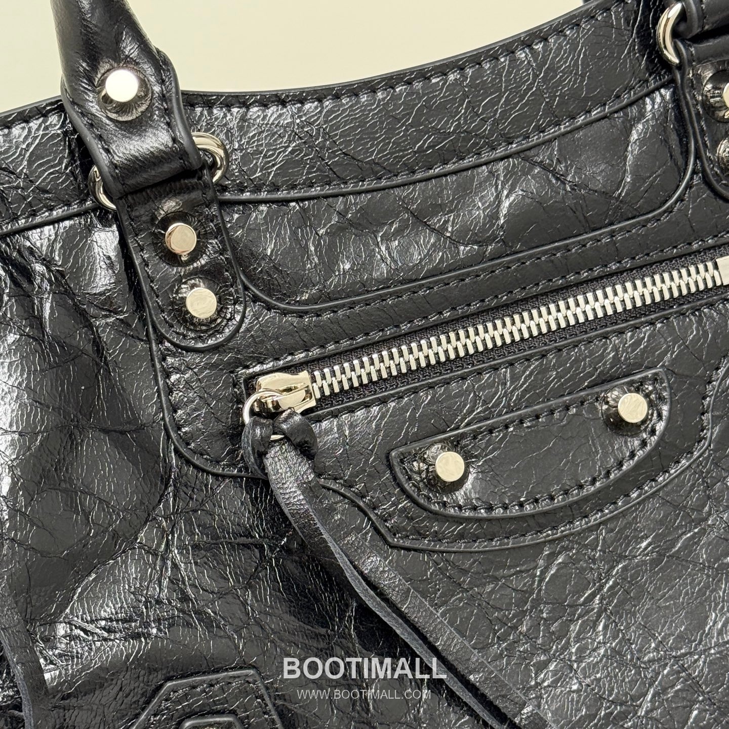 Balenciaga Le City Cracked Lambskin Medium Motorcycle Bag B0088 발렌시아가 르 시티 크랙 램스킨 미디엄 모터사이클 숄더백 30cm 6