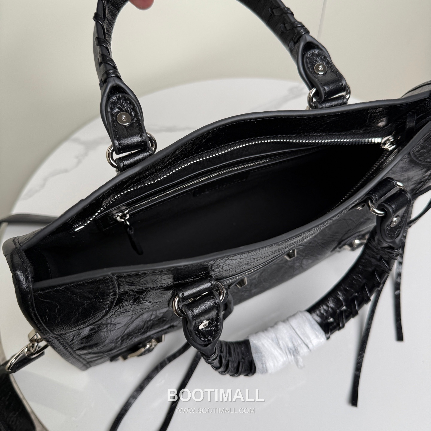 Balenciaga Le City Cracked Lambskin Medium Motorcycle Bag B0088 발렌시아가 르 시티 크랙 램스킨 미디엄 모터사이클 숄더백 30cm 8