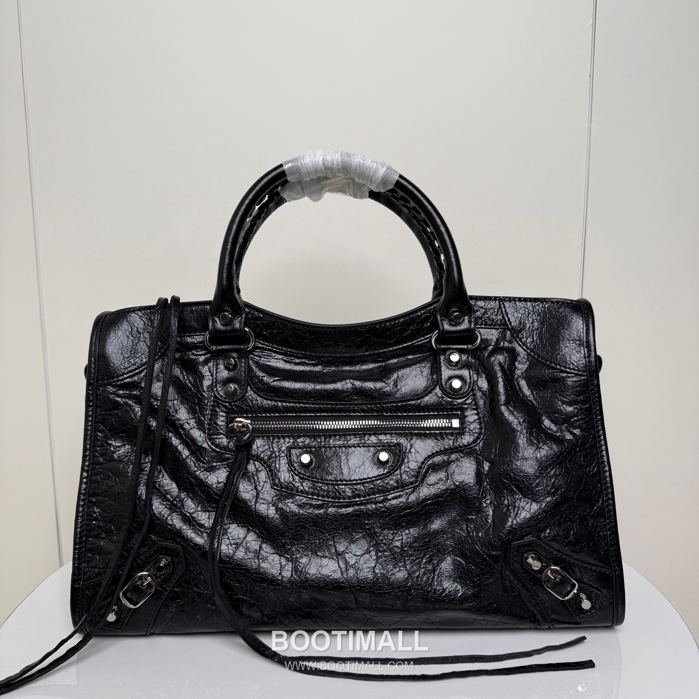 Balenciaga Le City Cracked Lambskin Medium Motorcycle Bag B0088 발렌시아가 르 시티 크랙 램스킨 미디엄 모터사이클 숄더백 30cm 10