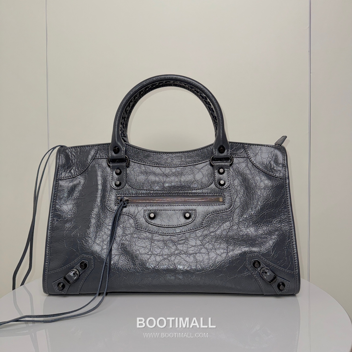 Balenciaga Le City Cracked Lambskin Large Motorcycle Bag B0098 발렌시아가 르 시티 크랙 램스킨 라지 모터사이클 숄더백 38cm 1