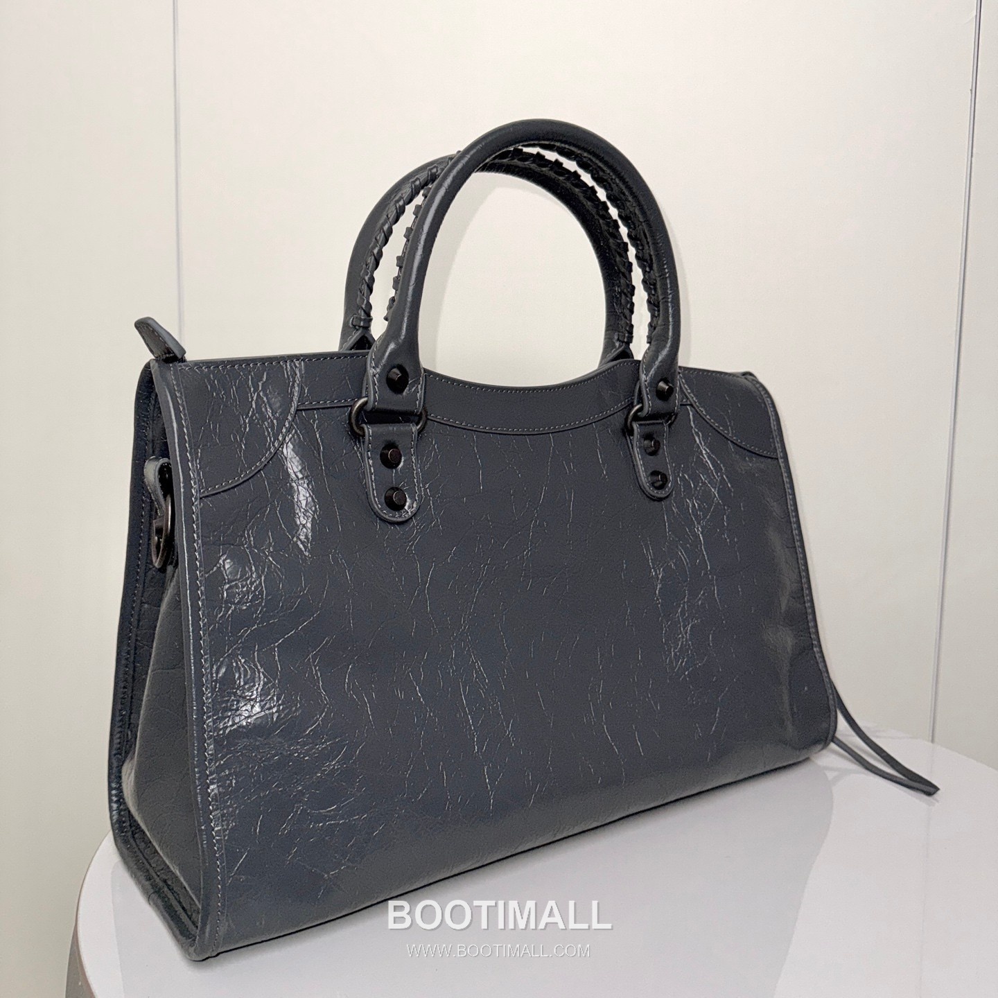 Balenciaga Le City Cracked Lambskin Large Motorcycle Bag B0098 발렌시아가 르 시티 크랙 램스킨 라지 모터사이클 숄더백 38cm 3