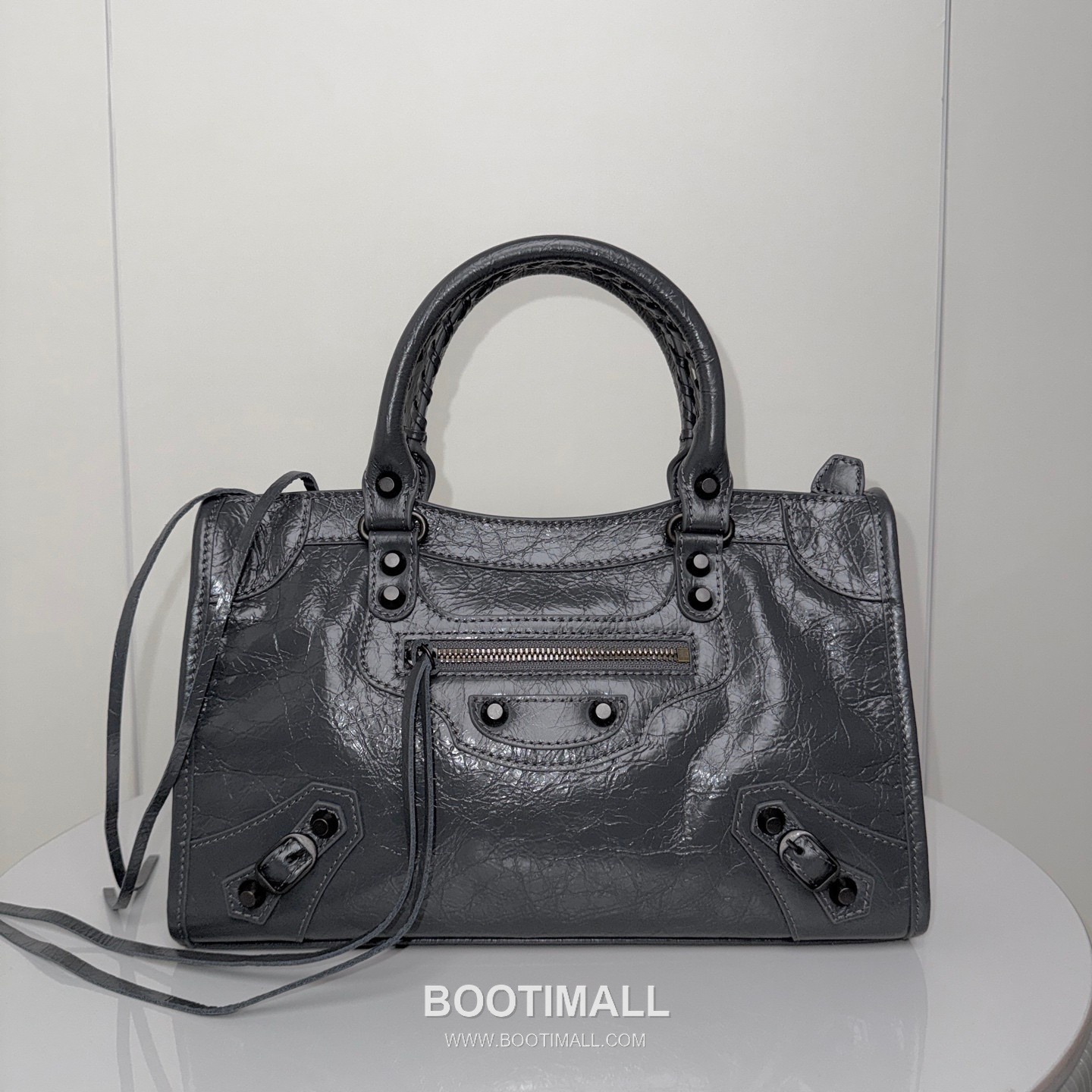 Balenciaga Le City Cracked Lambskin Medium Motorcycle Bag B0088 발렌시아가 르 시티 크랙 램스킨 미디엄 모터사이클 숄더백 30cm 1