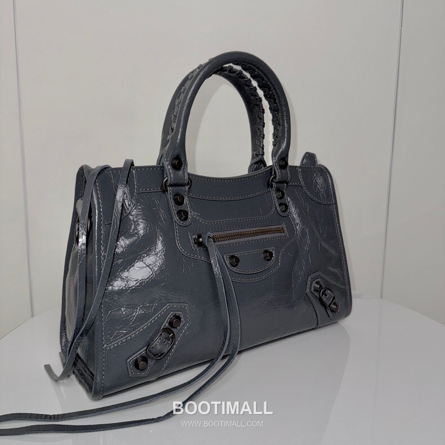 Balenciaga Le City Cracked Lambskin Medium Motorcycle Bag B0088 발렌시아가 르 시티 크랙 램스킨 미디엄 모터사이클 숄더백 30cm 2
