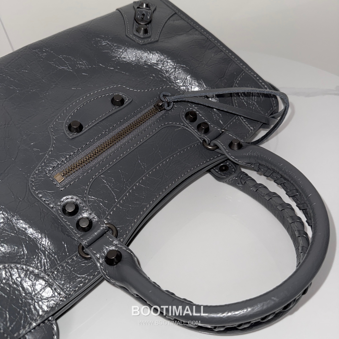 Balenciaga Le City Cracked Lambskin Medium Motorcycle Bag B0088 발렌시아가 르 시티 크랙 램스킨 미디엄 모터사이클 숄더백 30cm 6