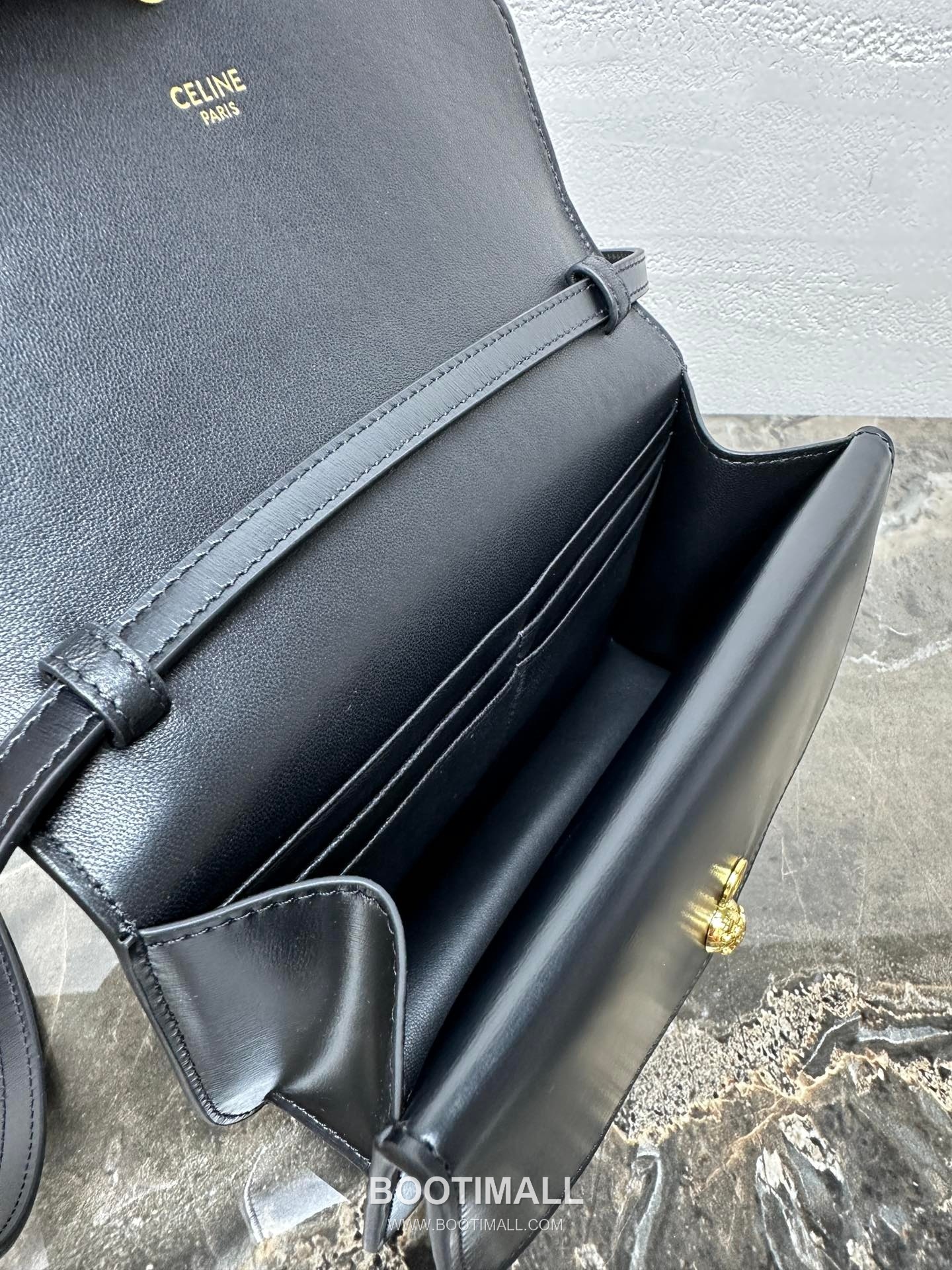 Celine Duo Strap Leather Wallet Crossbody Bag 10P673 셀린느 듀오 스트랩 레더 월렛 크로스백 20cm 10