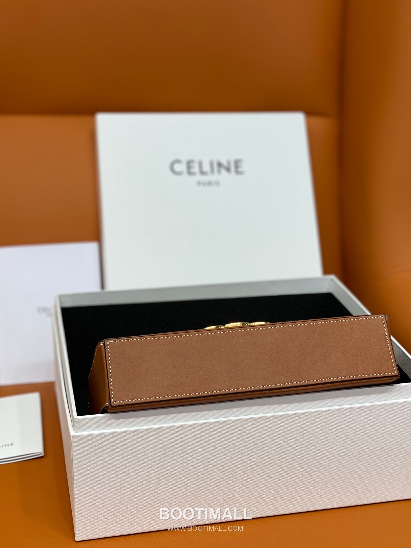Celine Box Triomphe Calfskin Leather Flap Shoulder Bag 199993 셀린느 박스 트리옴프 카프스킨 레더 플랩 숄더백 22cm 13