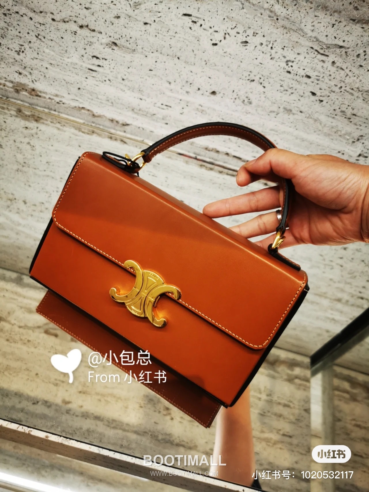 Celine Box Triomphe Calfskin Leather Flap Shoulder Bag 199993 셀린느 박스 트리옴프 카프스킨 레더 플랩 숄더백 22cm 25