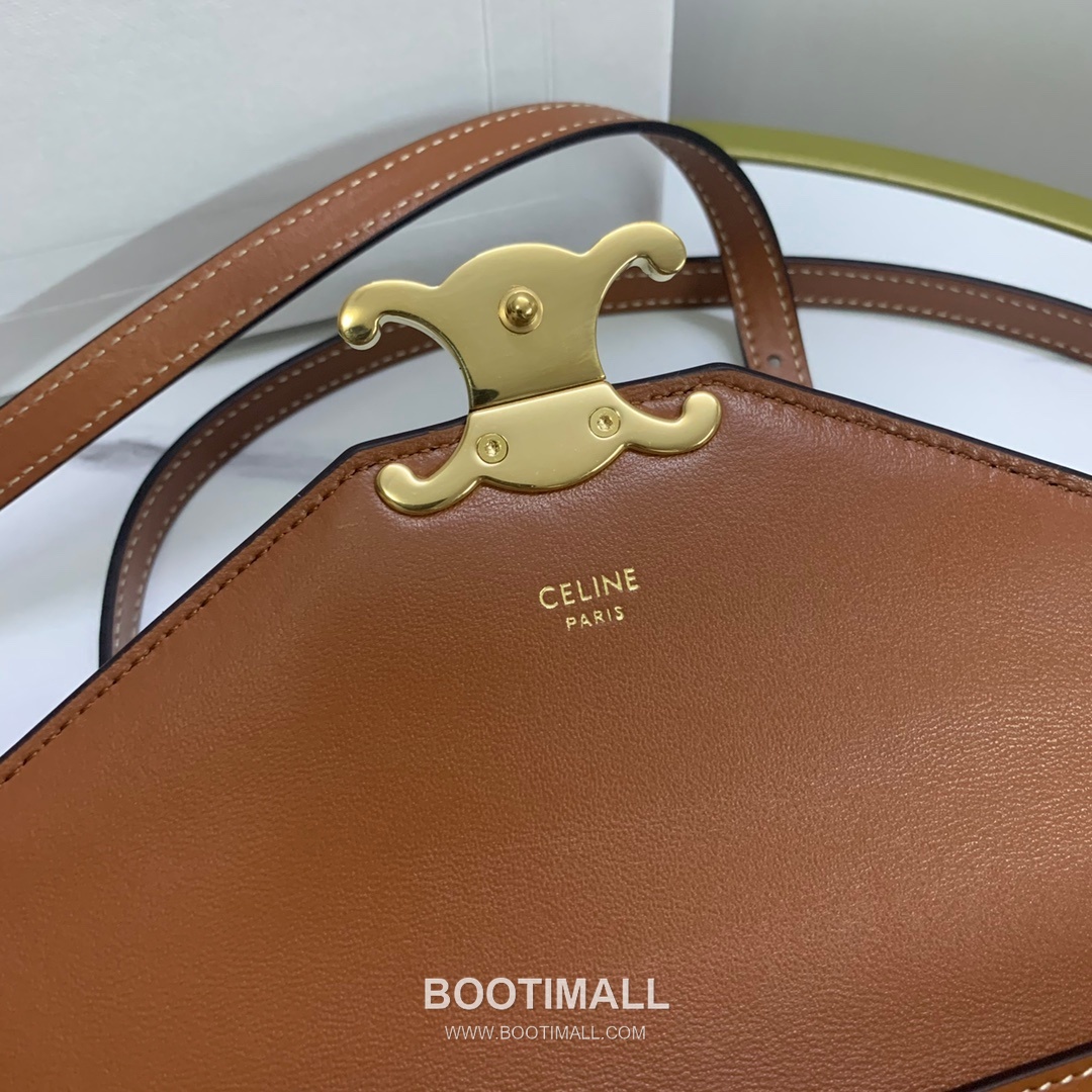 Celine Enveloppe Triomphe Canvas Leather Flap Shoulder Bag CL113322 셀린느 엔벨로프 트리옴프 캔버스 레더 플랩 숄더백 22cm 7