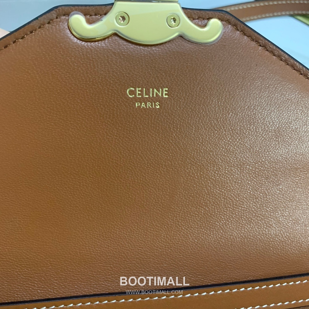 Celine Enveloppe Triomphe Canvas Leather Flap Shoulder Bag CL113322 셀린느 엔벨로프 트리옴프 캔버스 레더 플랩 숄더백 22cm 7