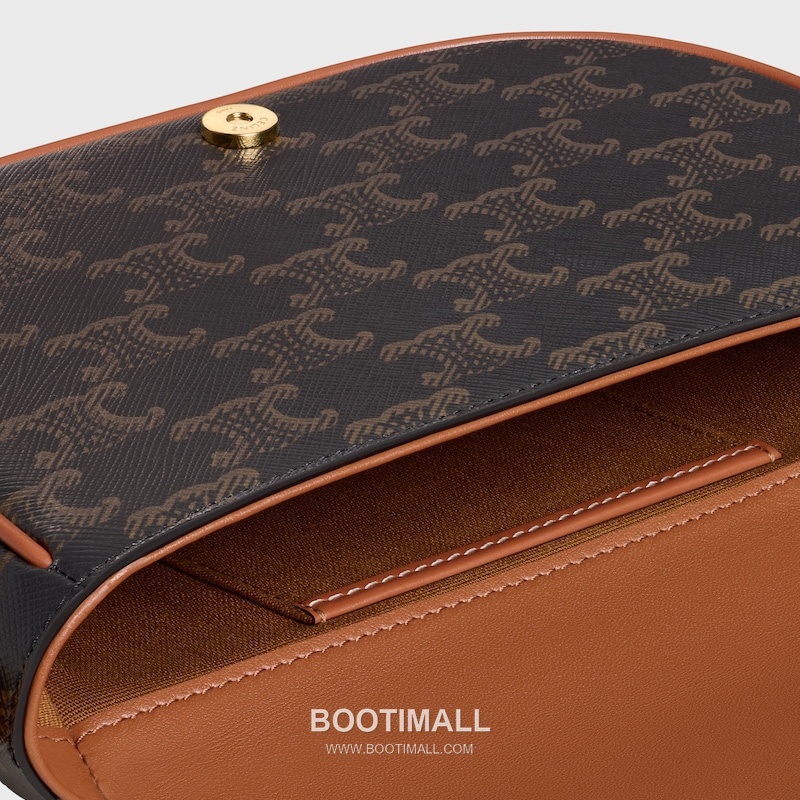 Celine Folco Triomphe Canvas Leather Shoulder Bag 122652 셀린느 폴코 트리옴프 캔버스 레더 숄더 크로스백 20cm 24