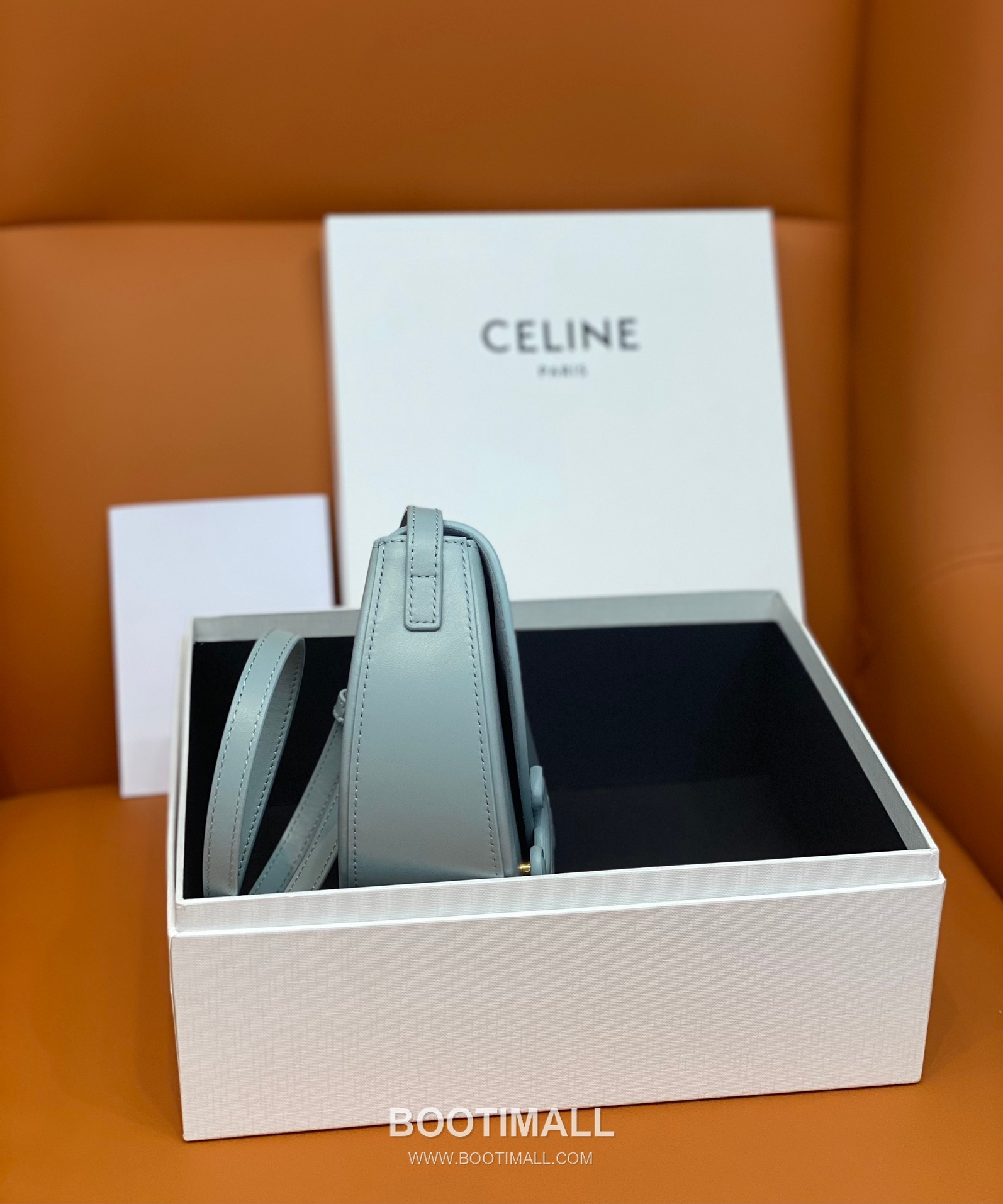 Celine Besace Triomphe Smooth Calfskin Shoulder Bag 111233 셀린느 베사체 트리옴프 스무스 카프스킨 숄더 크로스백 23cm 8