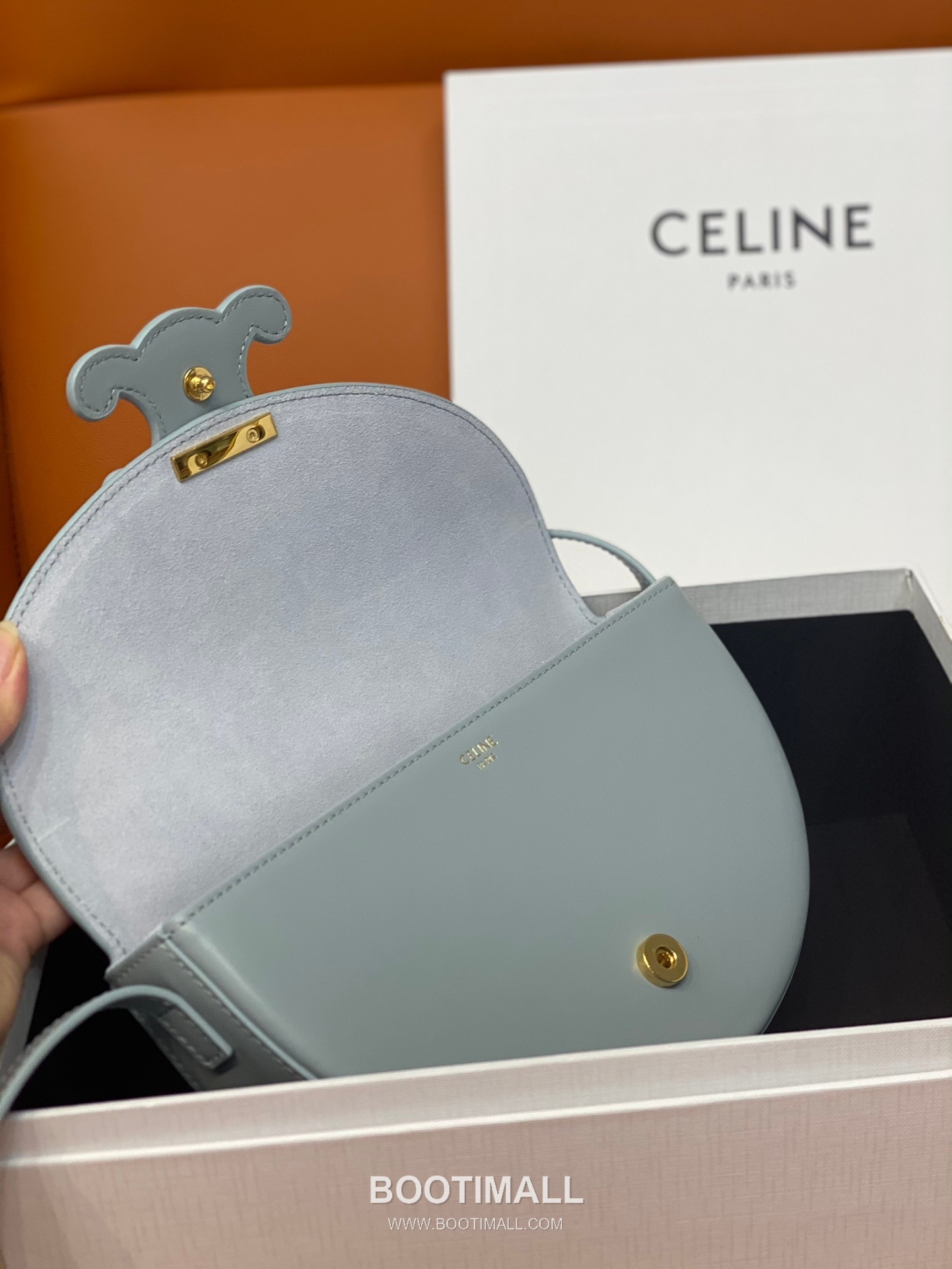 Celine Besace Triomphe Smooth Calfskin Shoulder Bag 111233 셀린느 베사체 트리옴프 스무스 카프스킨 숄더 크로스백 23cm 12