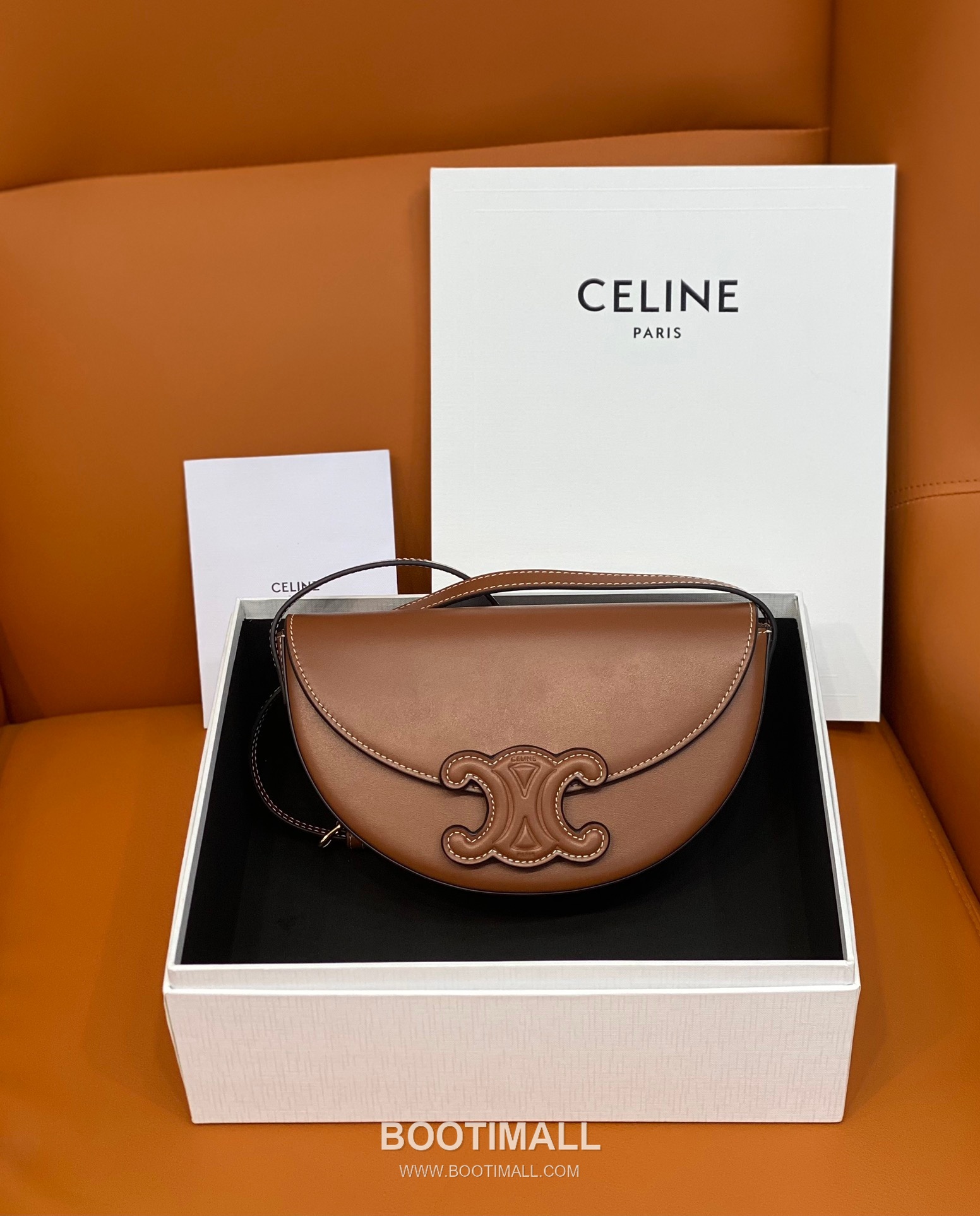 Celine Besace Triomphe Smooth Calfskin Shoulder Bag 111233 셀린느 베사체 트리옴프 스무스 카프스킨 숄더 크로스백 23cm 4